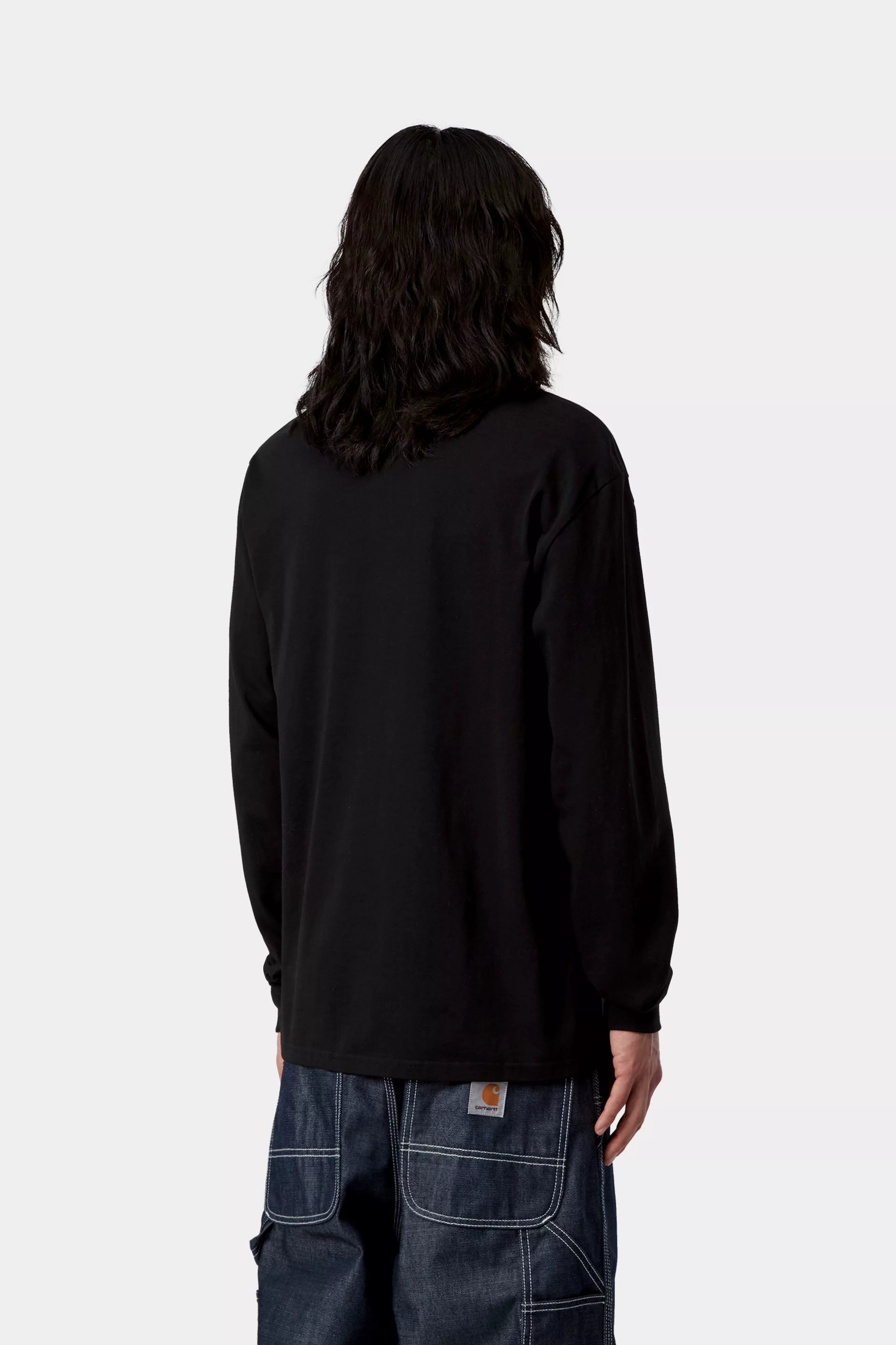 L/S Pocket T-Shirt - Black