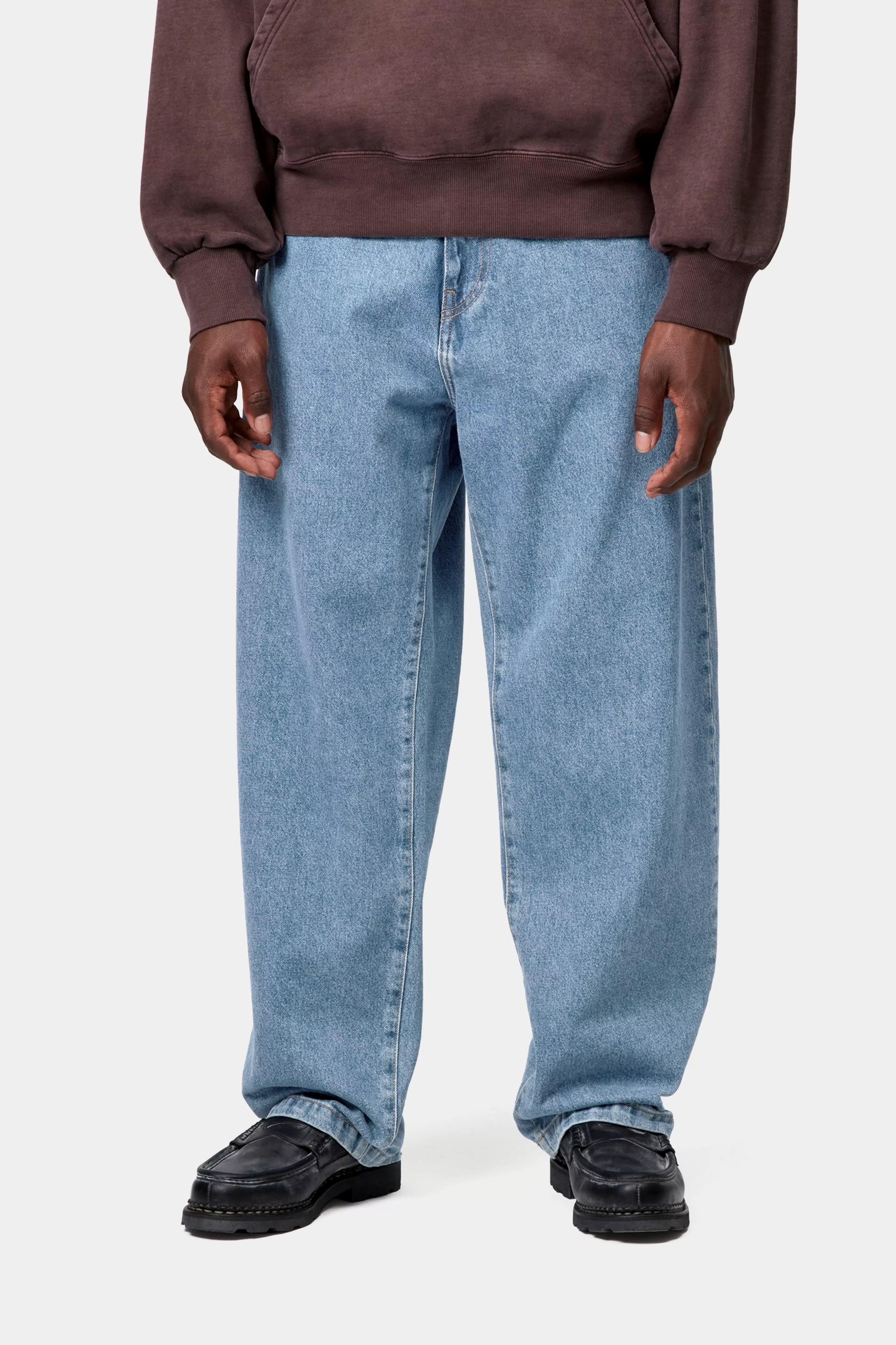 LANDON PANT - Blue (heavy stone wash)