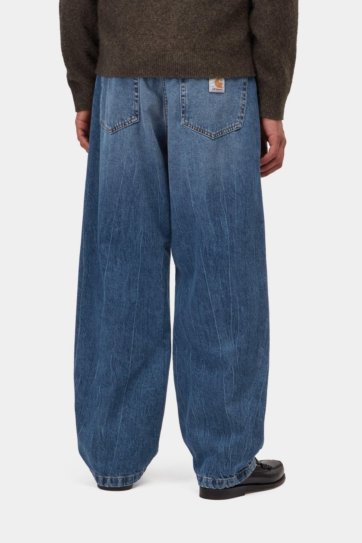 Landon Pant - Blue marble used wash