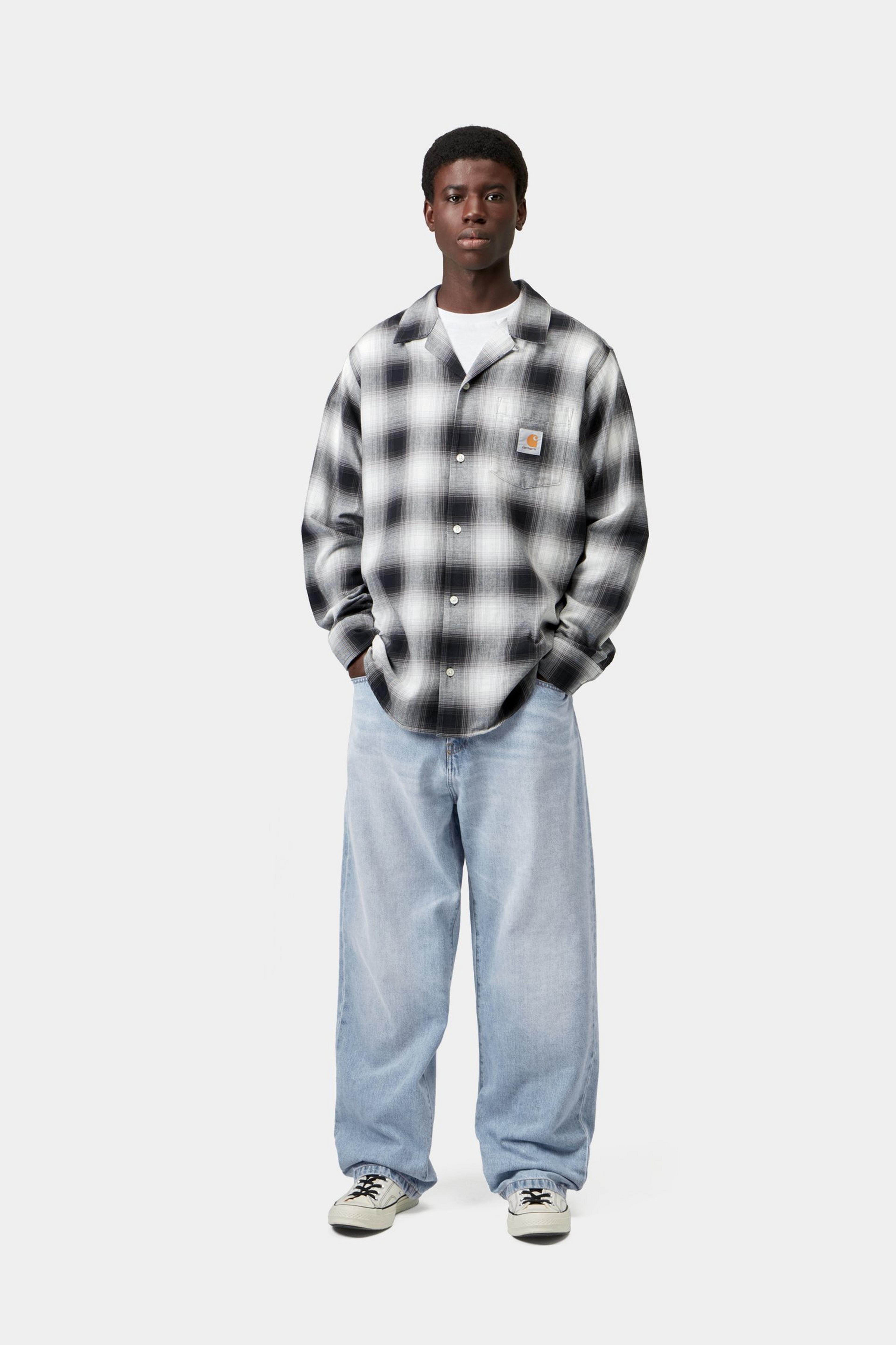 Landon Pant - Blue, Heavy worn bleached