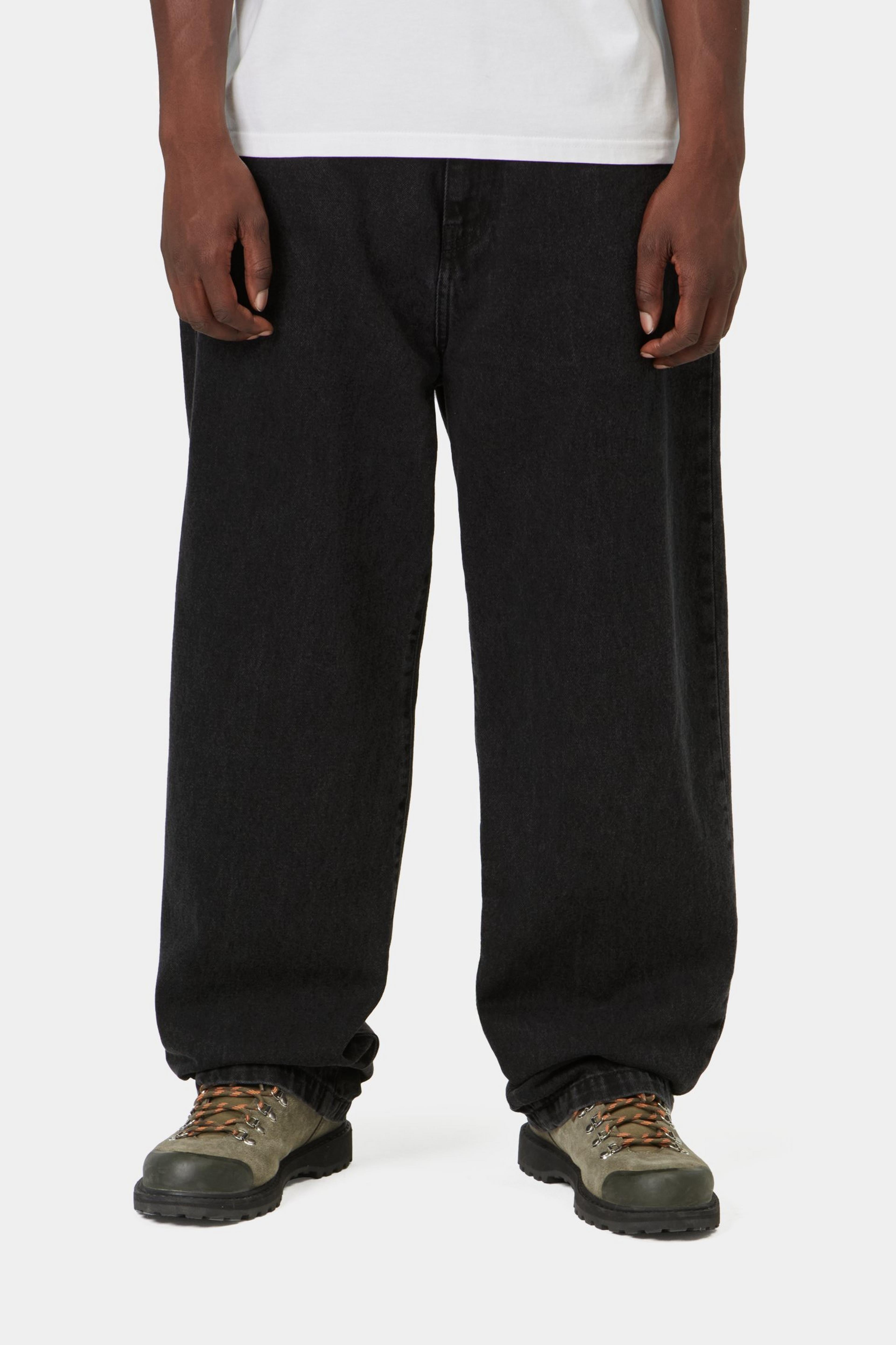 Landon Pant - Black, stone washed