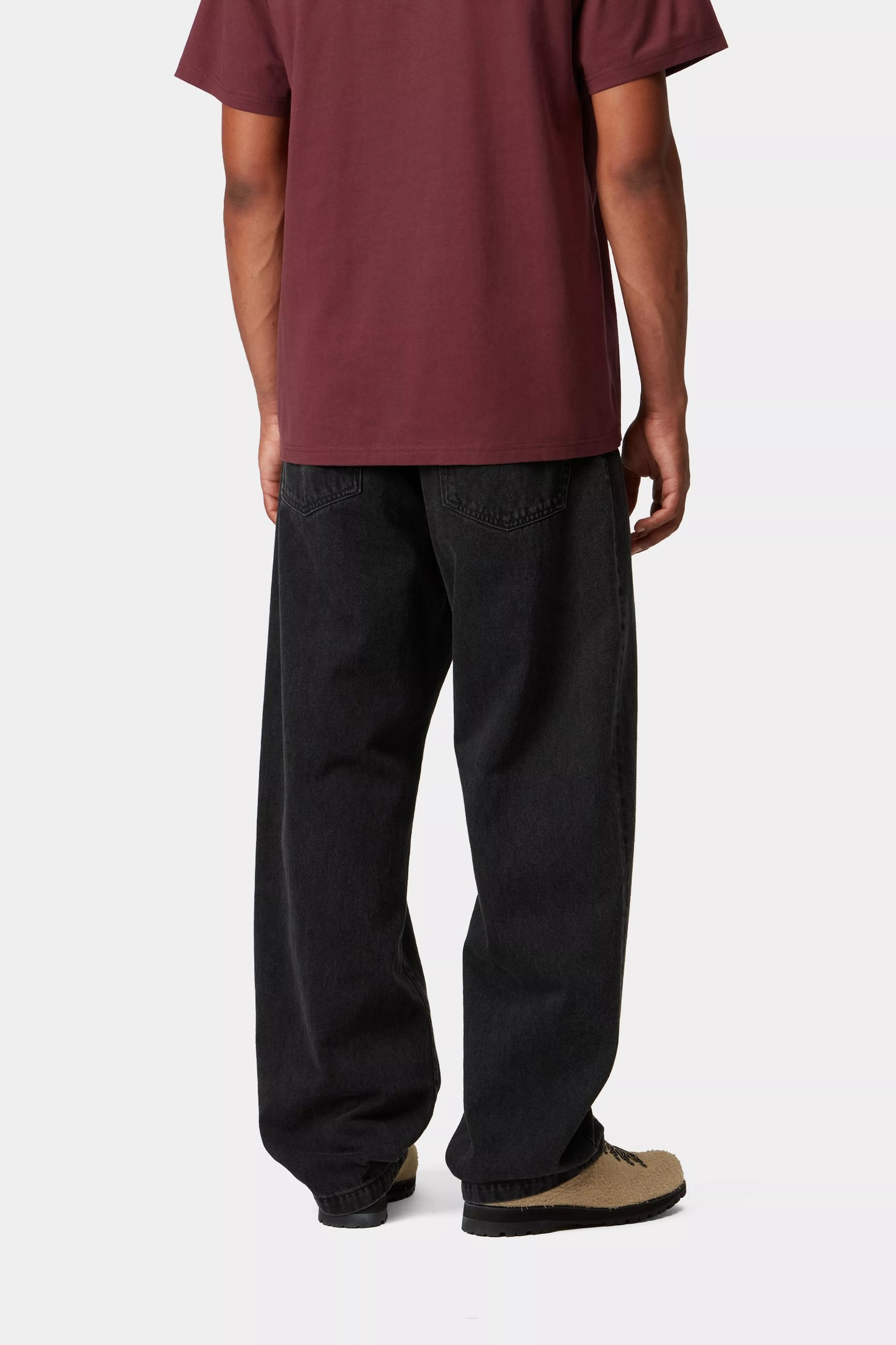 LANDON PANT - Black (stone washed)