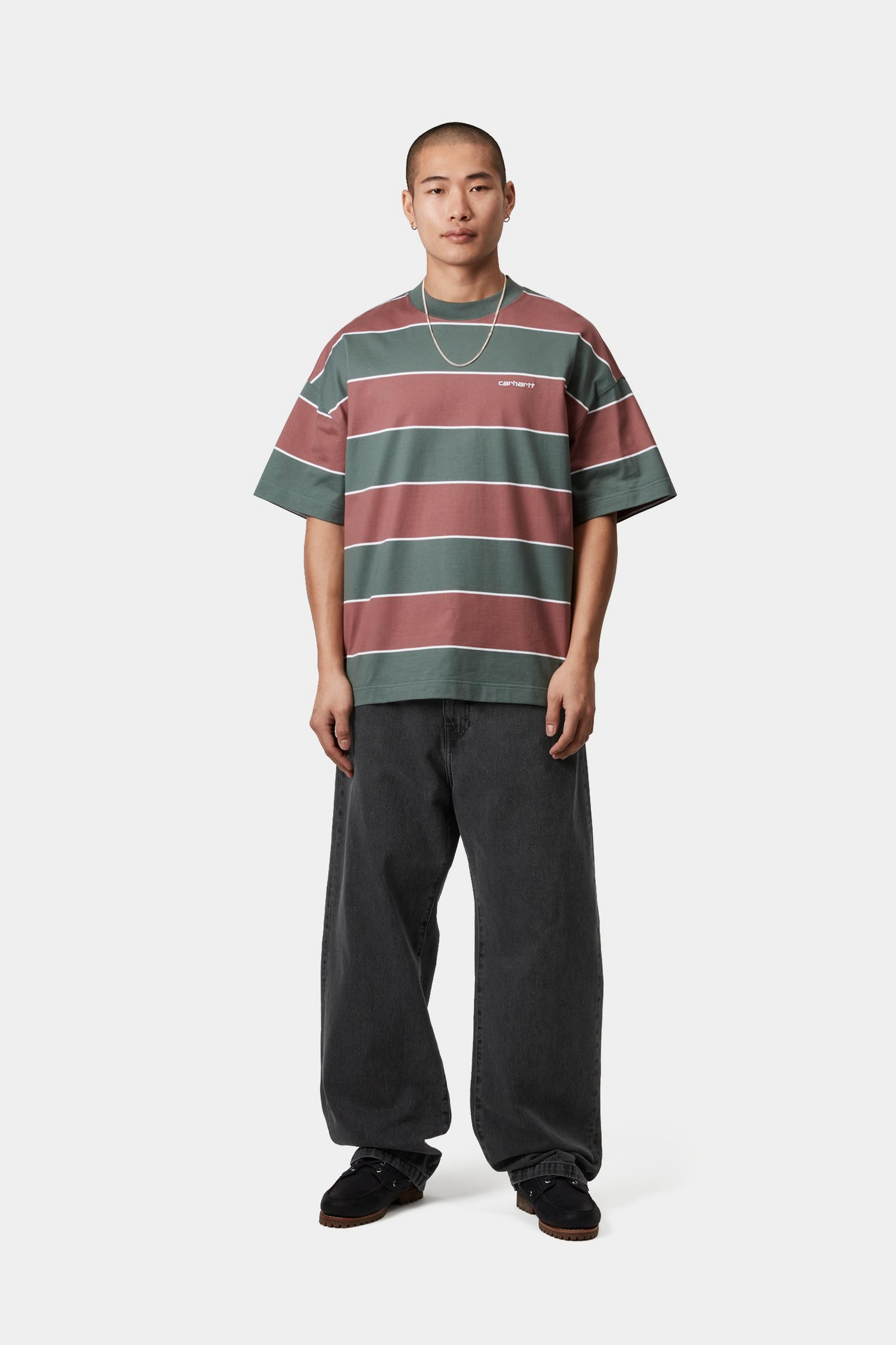 LANDON PANT - Black (heavy stone wash)