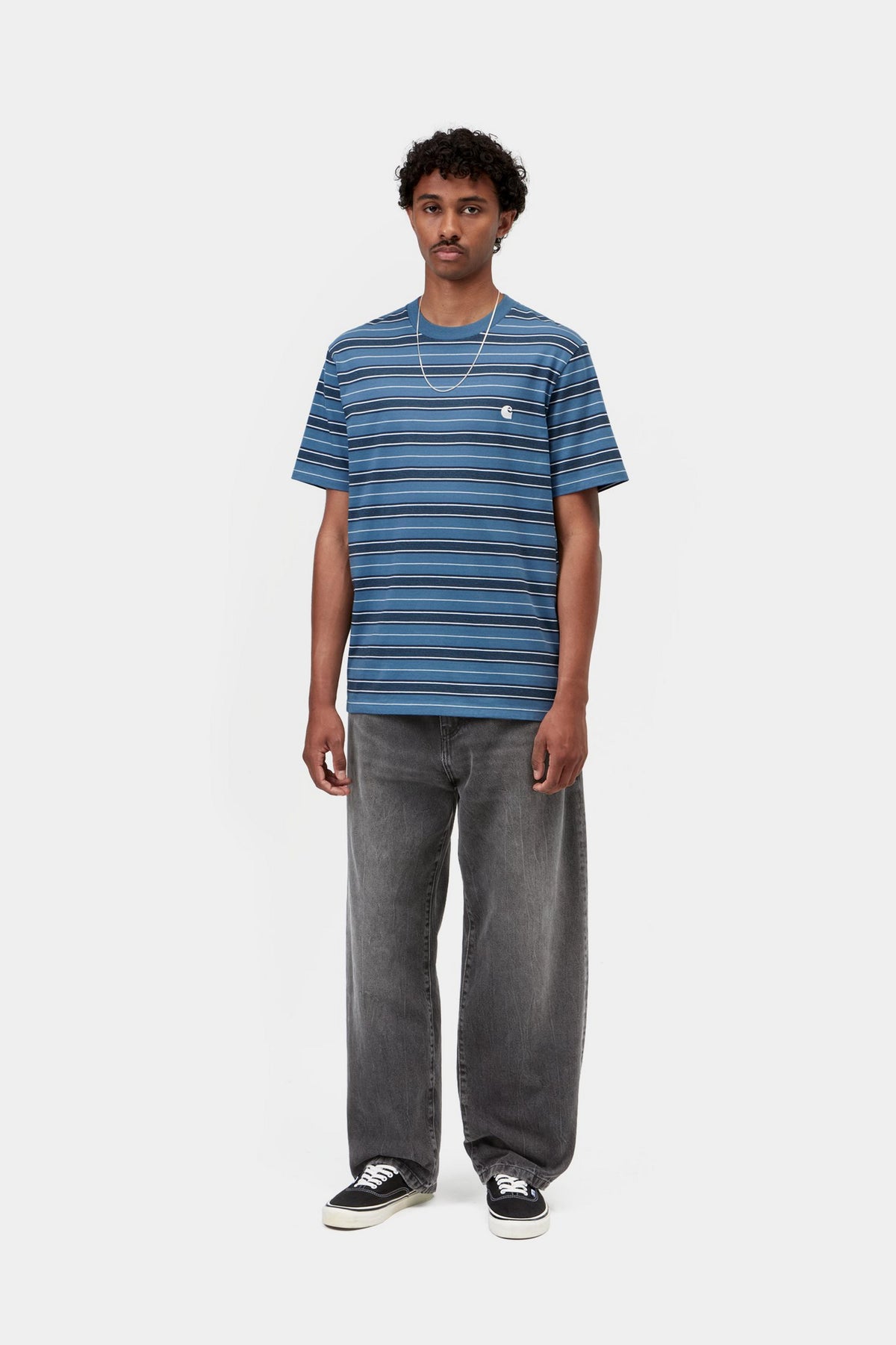 Landon Pant - Black marble used wash