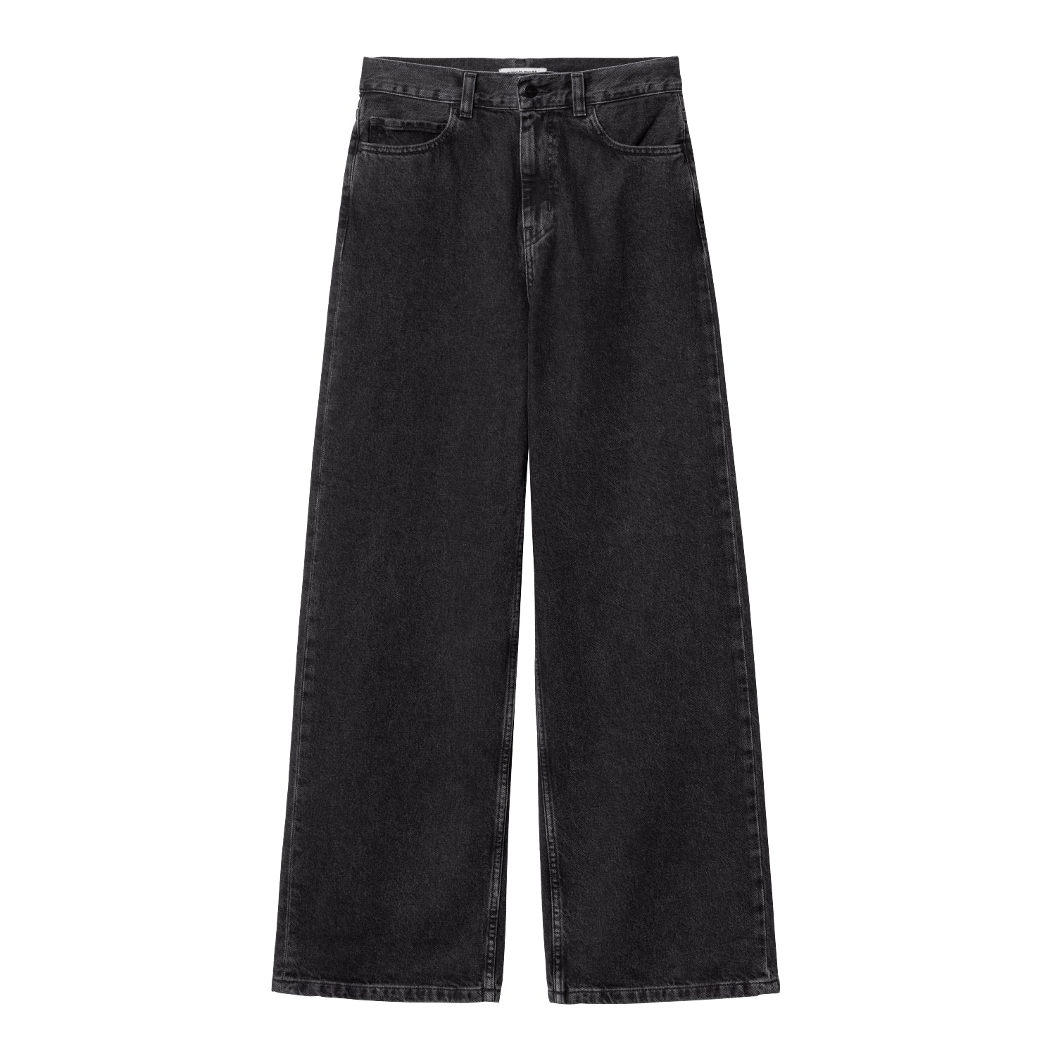 W' Jane Pant - Black, Heavy stone wash
