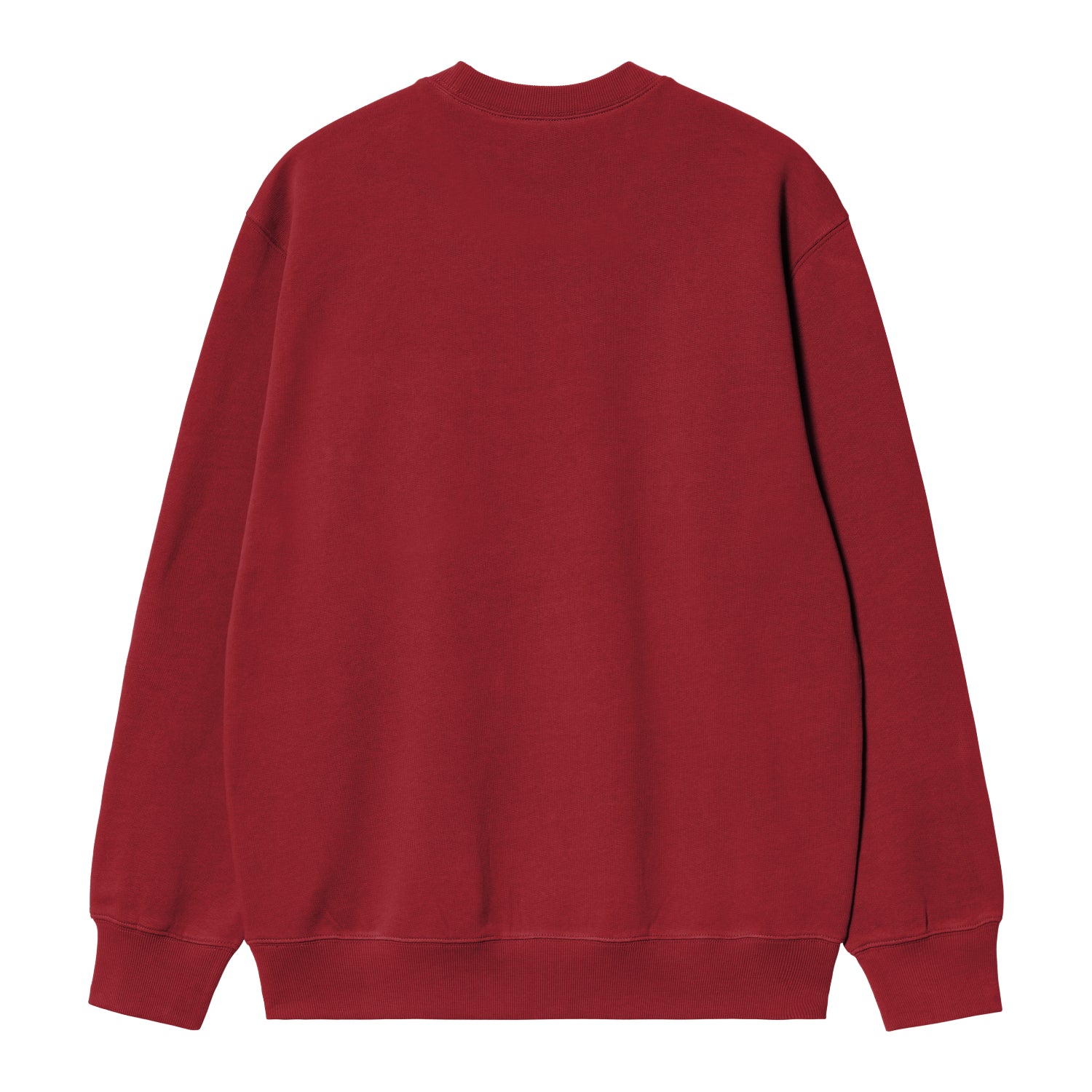 CARHARTT SWEAT - Scarlet / Graphite