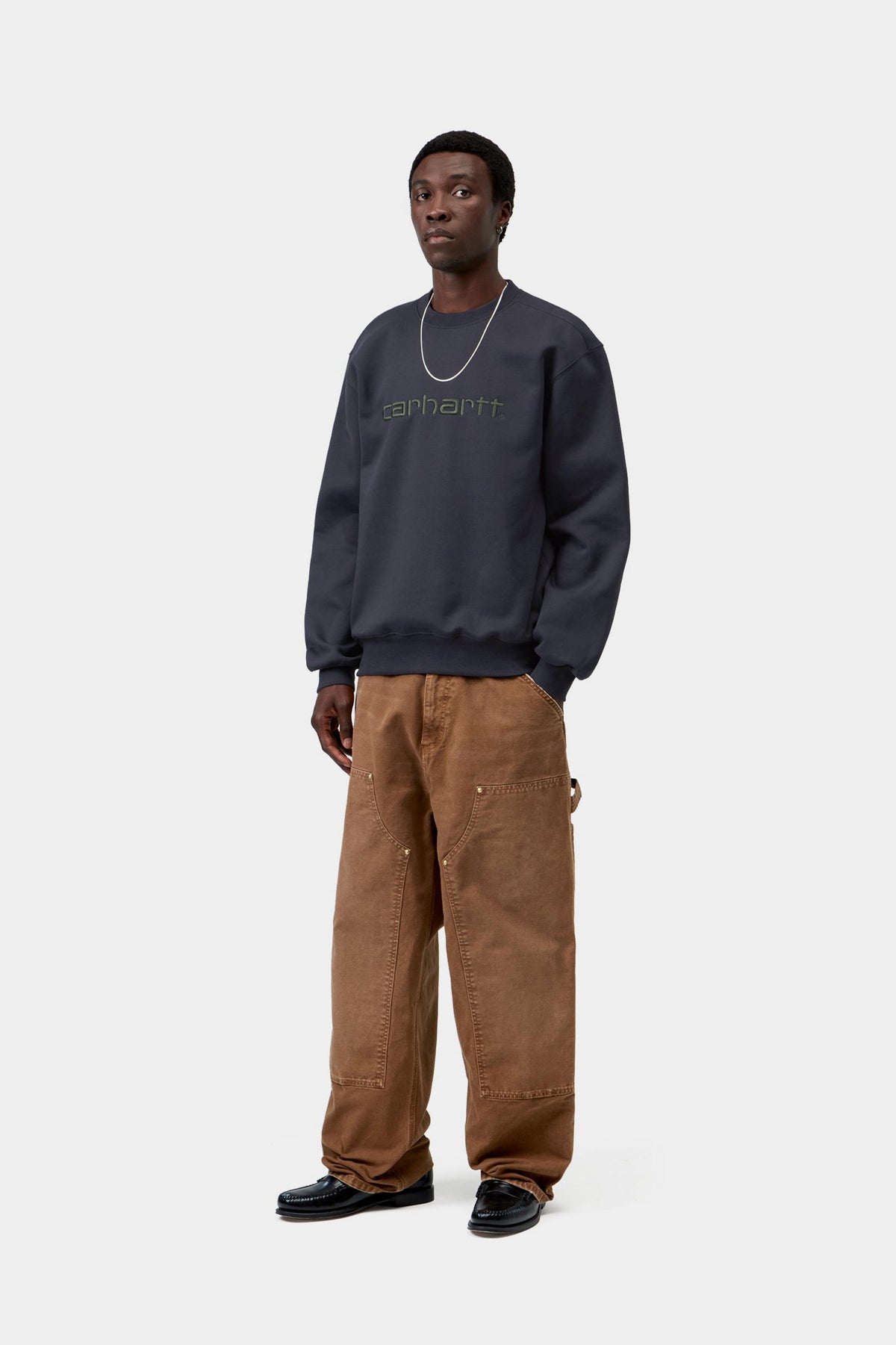 Carhartt Sweat - Dark Navy / Dark Scarab
