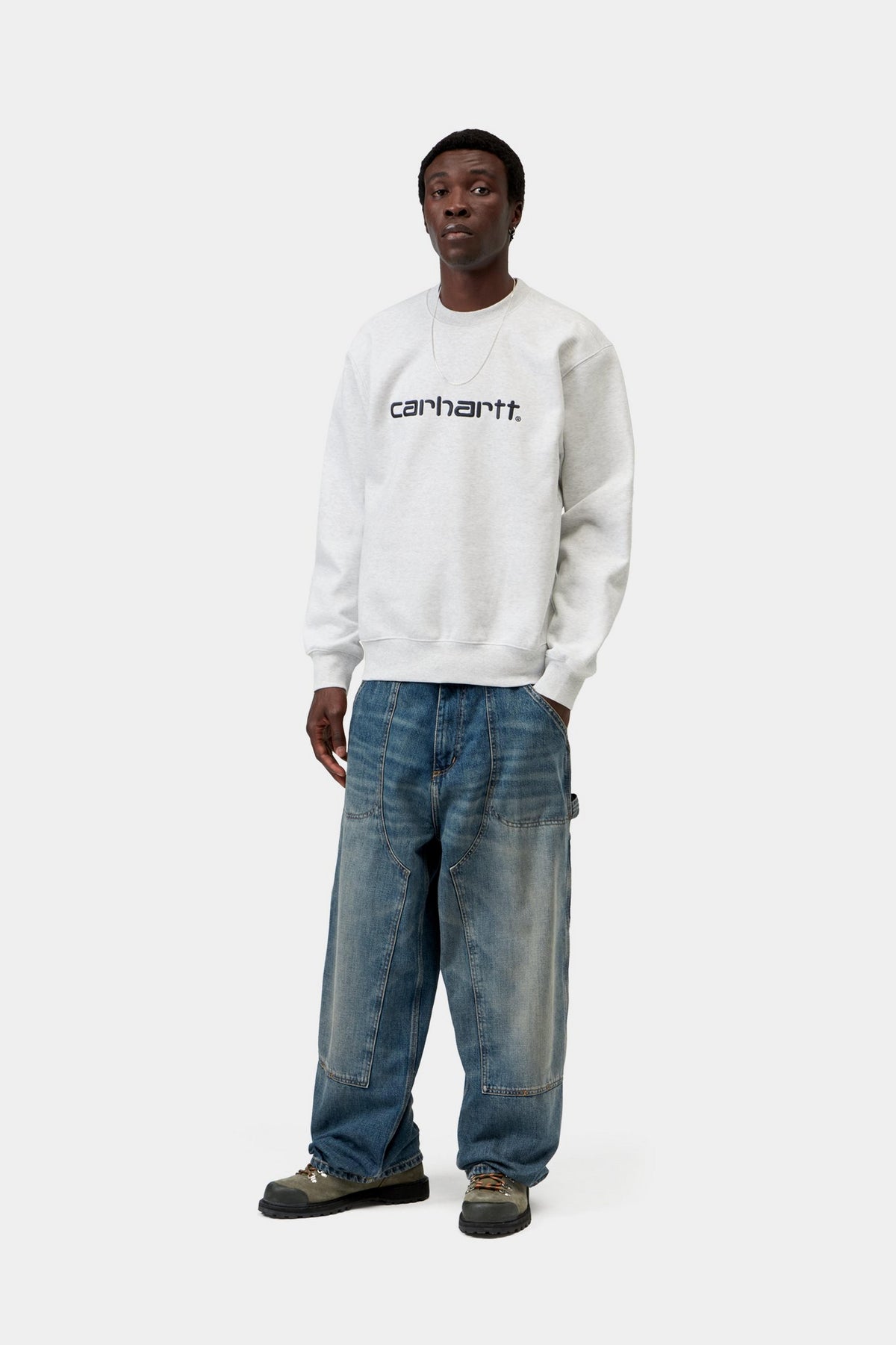 Carhartt Sweat - Ash Heather / Graphite