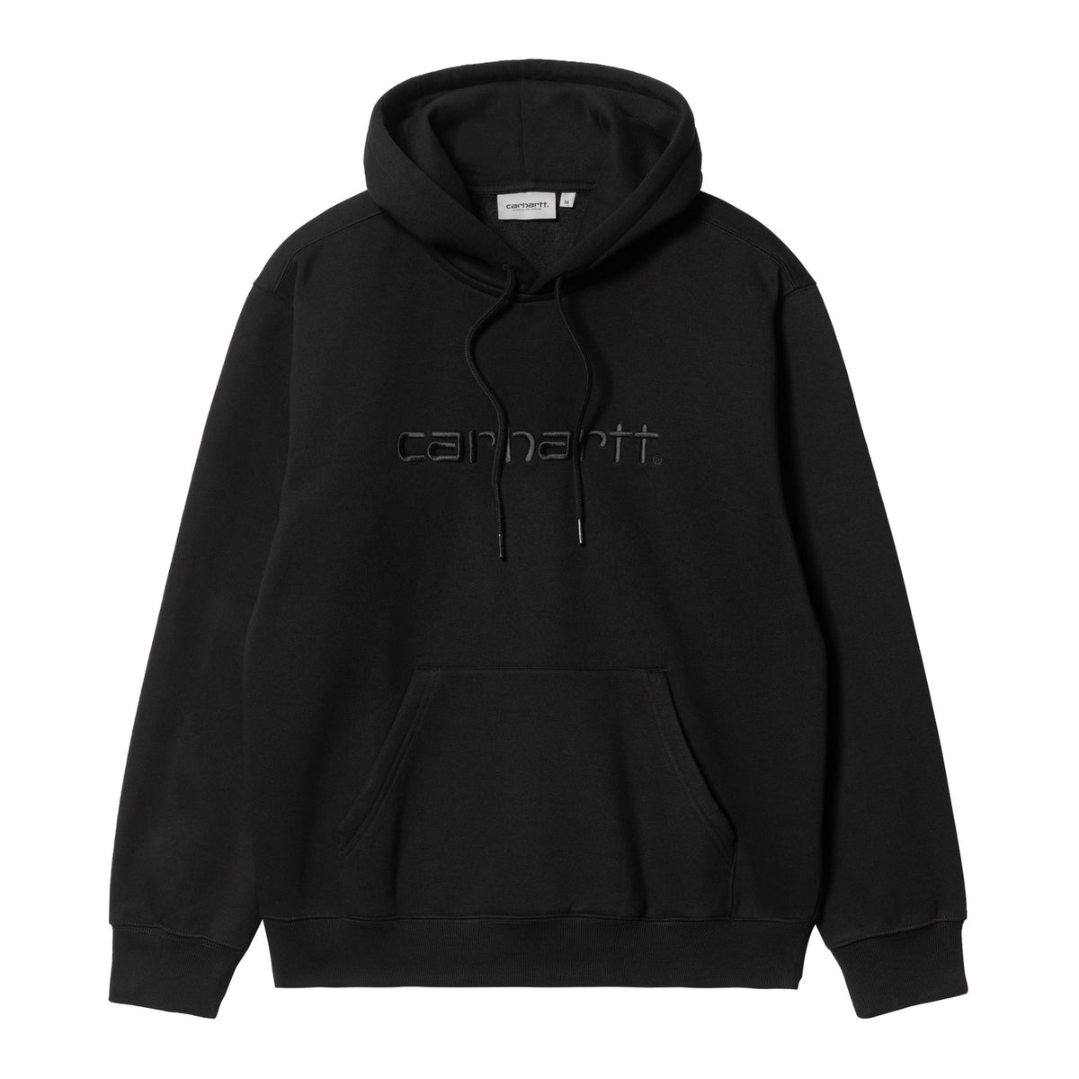 Hooded Carhartt Sweatshirt - Black / Black