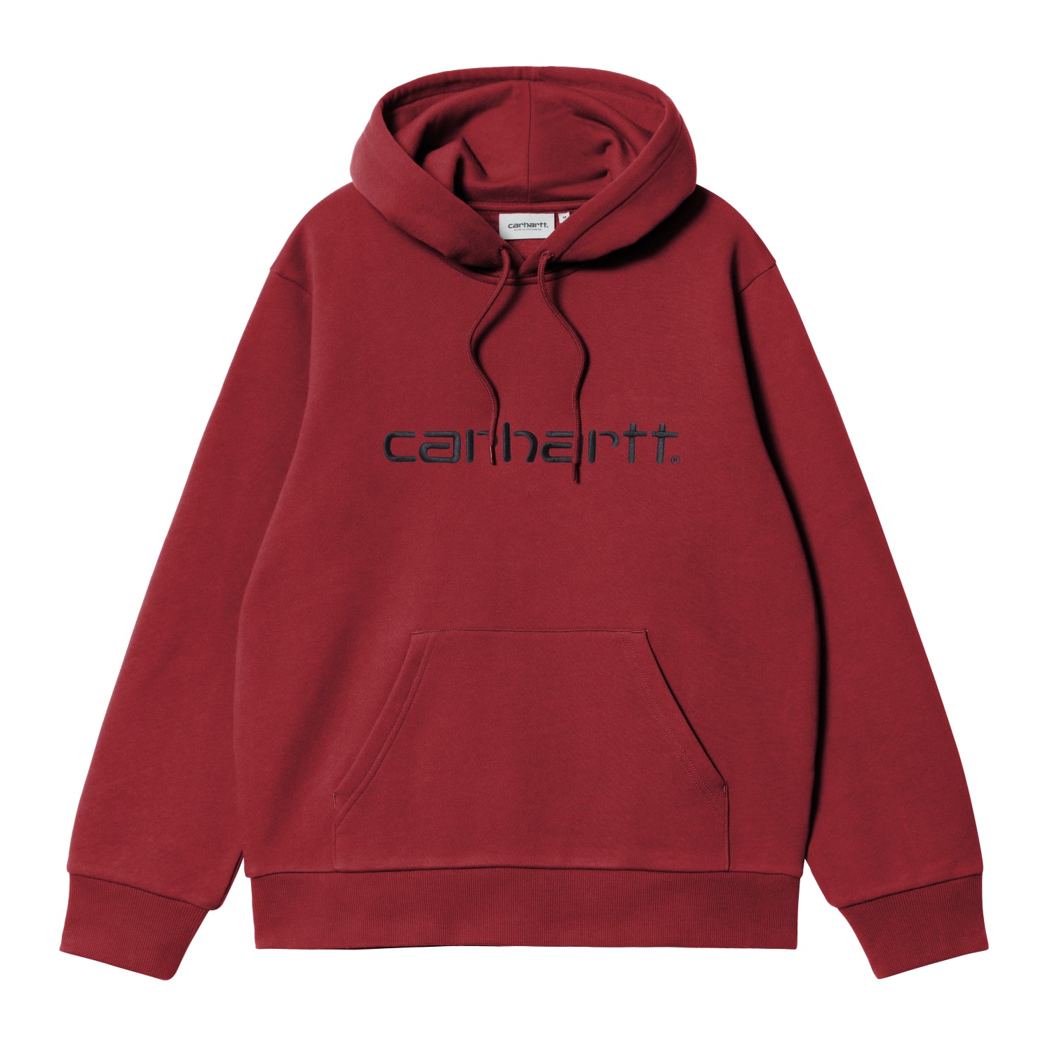 HOODED CARHARTT SWEAT - Scarlet / Graphite