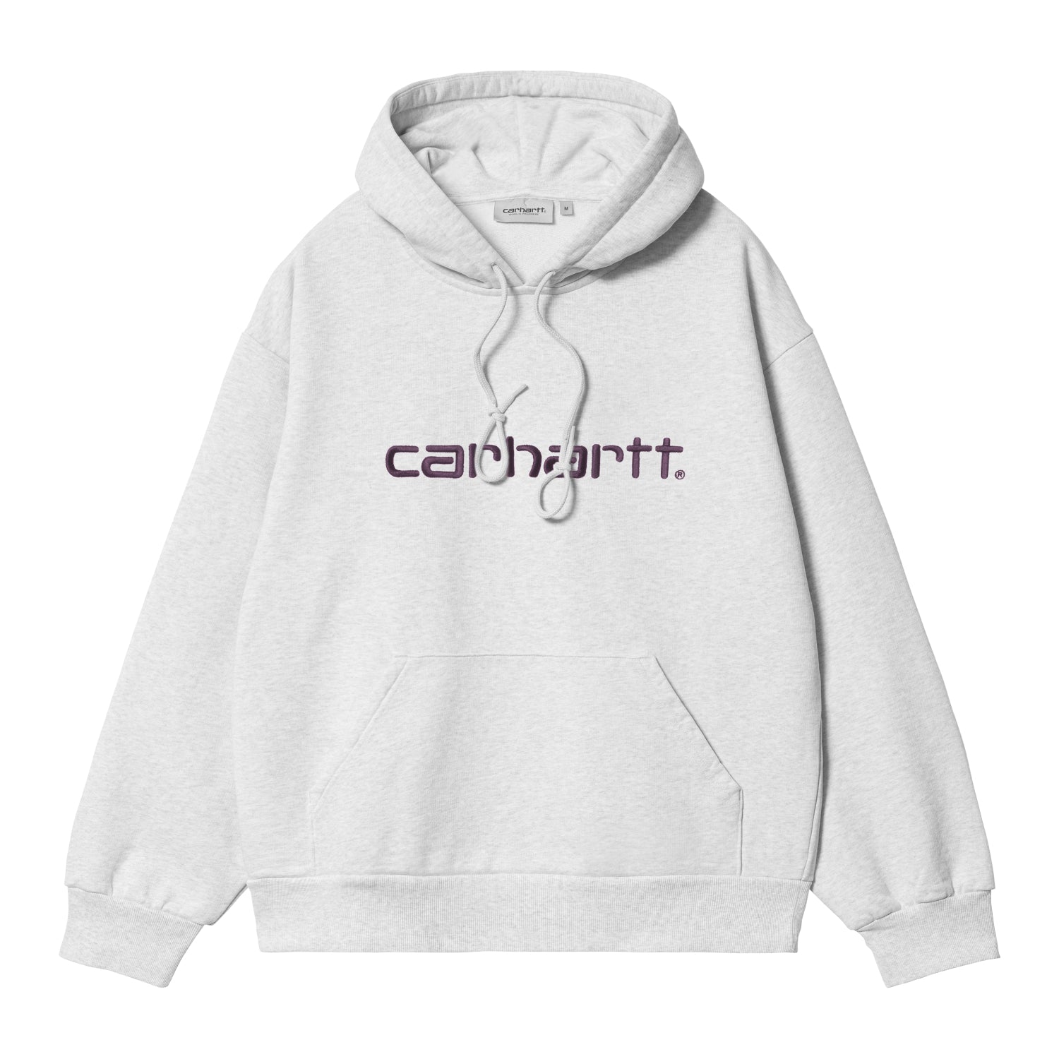 Hooded Carhartt Sweat - Ash Heather / Cozy Purple