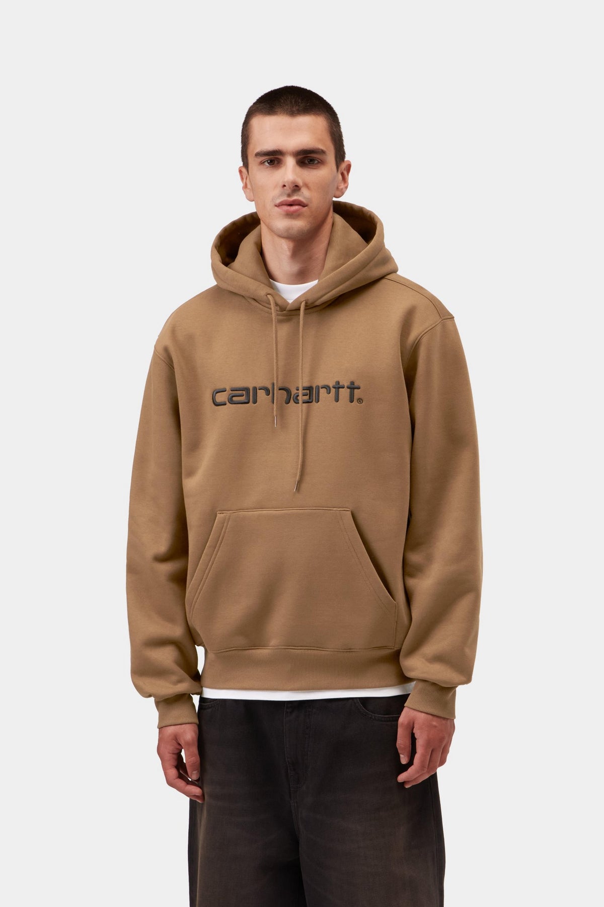 Hooded Carhartt Sweat - WIP H Brown / Black