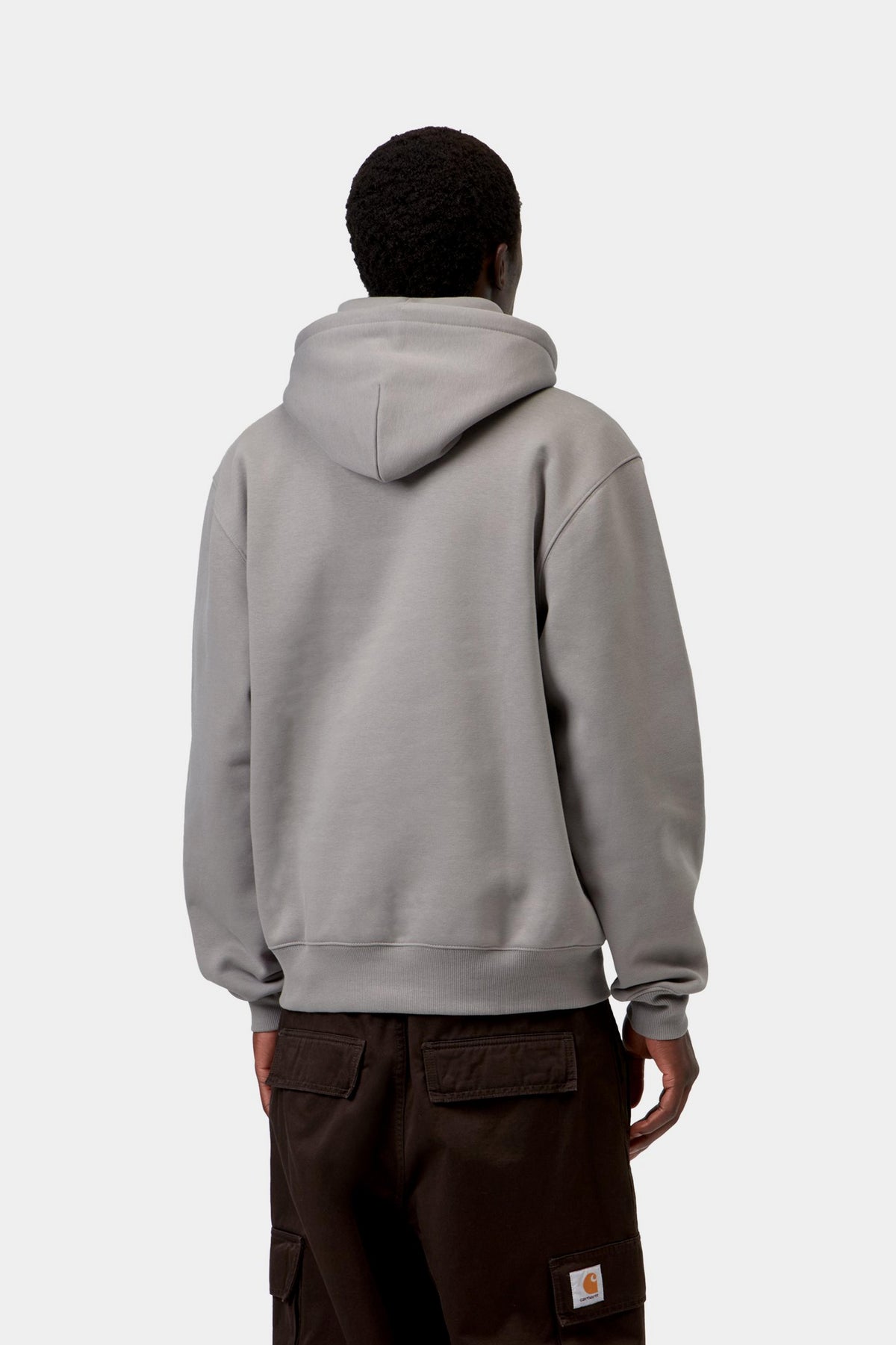 Hooded Carhartt Sweat - Shady Grey / Dark Navy