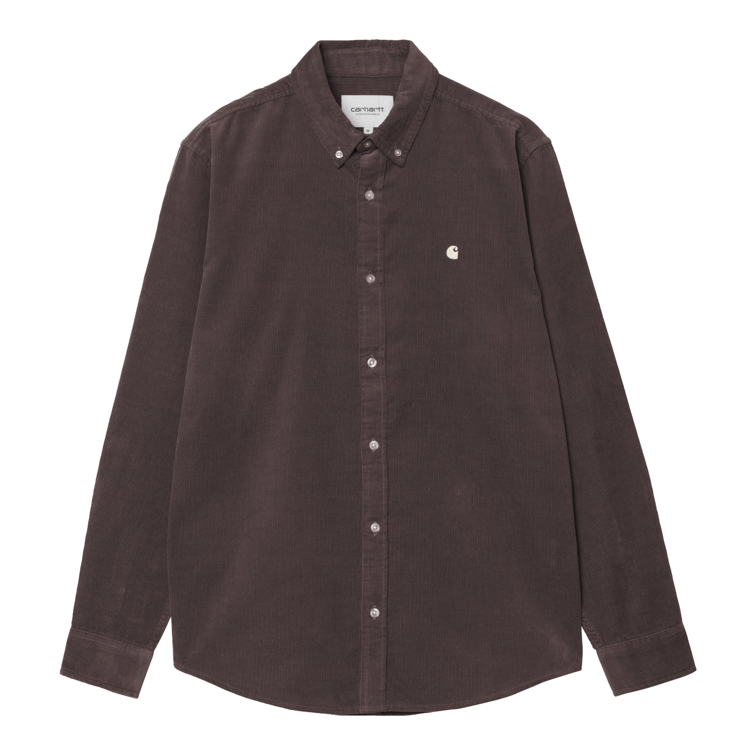 L/S Madison Fine Cord Shirt - Shale / Wax