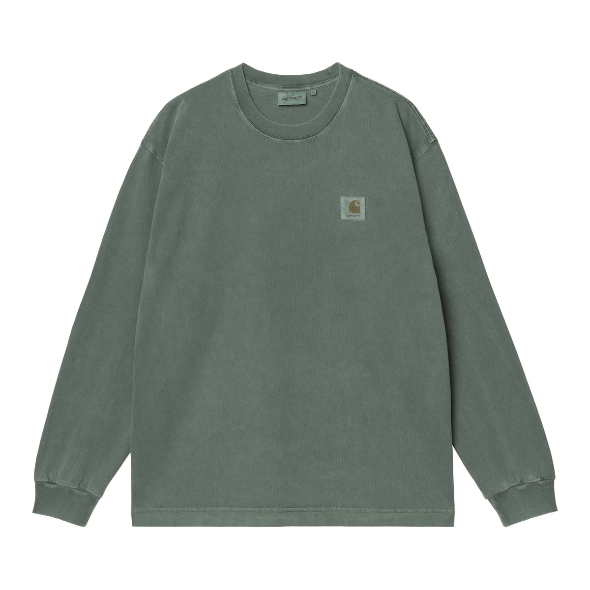 L/S Vista T-Shirt - Dark Scarab, Garment dyed