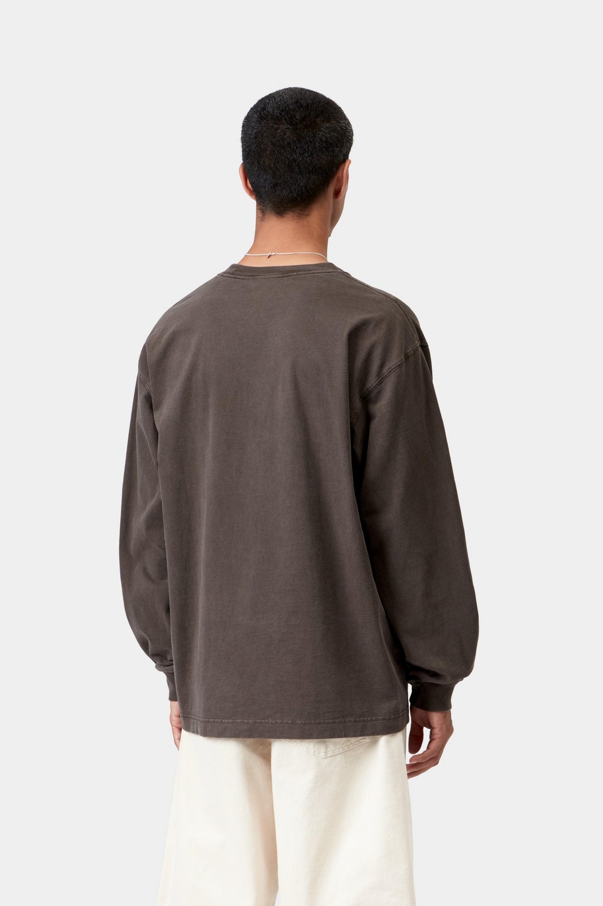 L/S Vista T-Shirt - Tobacco, Garment dyed