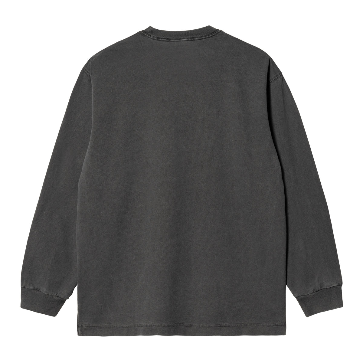 L/S Vista T-Shirt - Black, Garment dyed