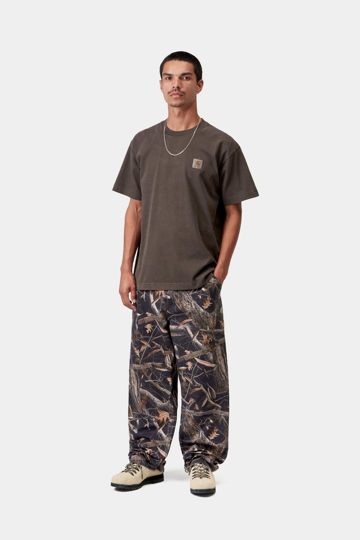 S/S Vista T-Shirt - Tobacco, Garment dyed