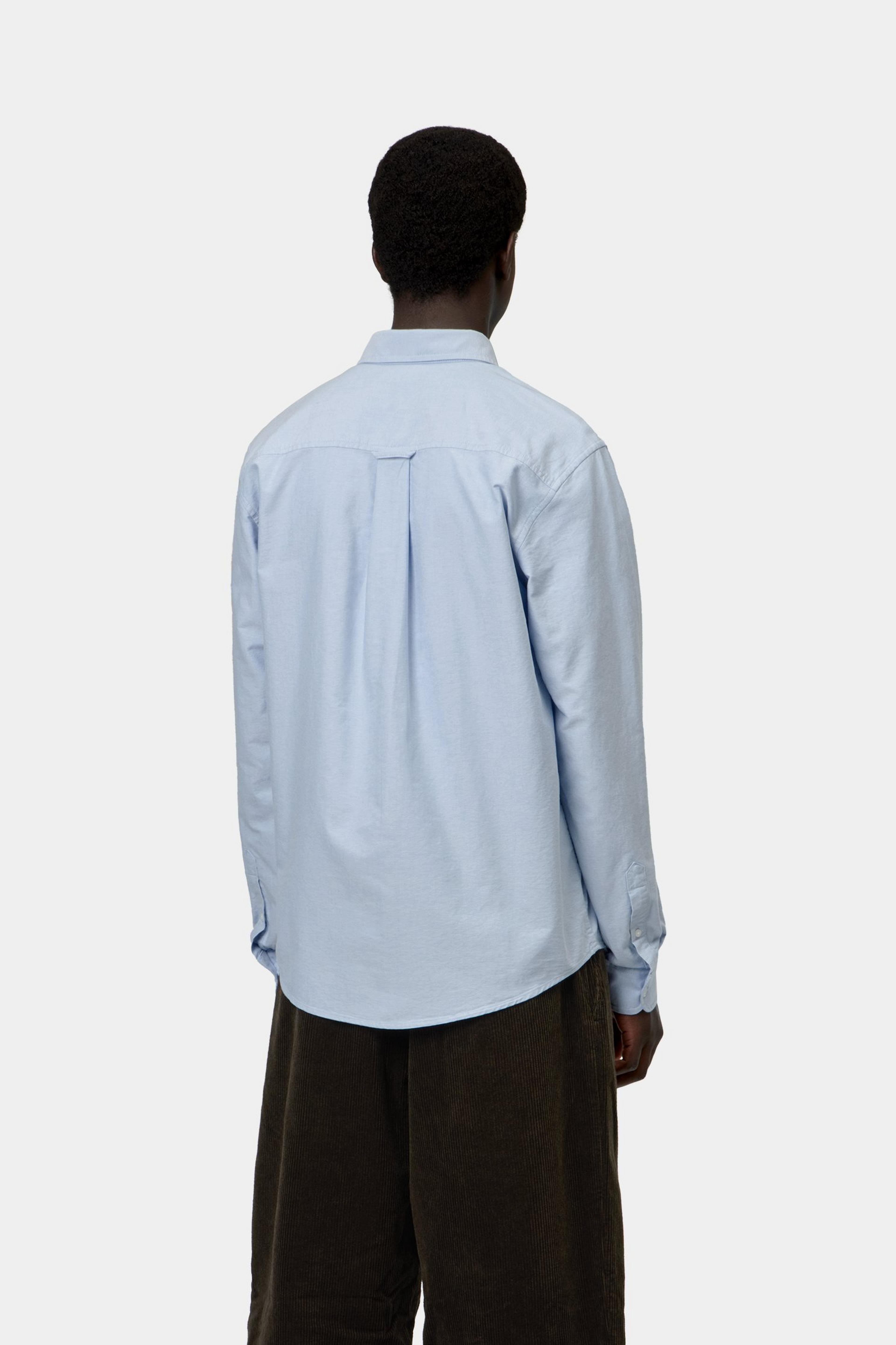 L/S C-Logo Shirt - Bleach / White
