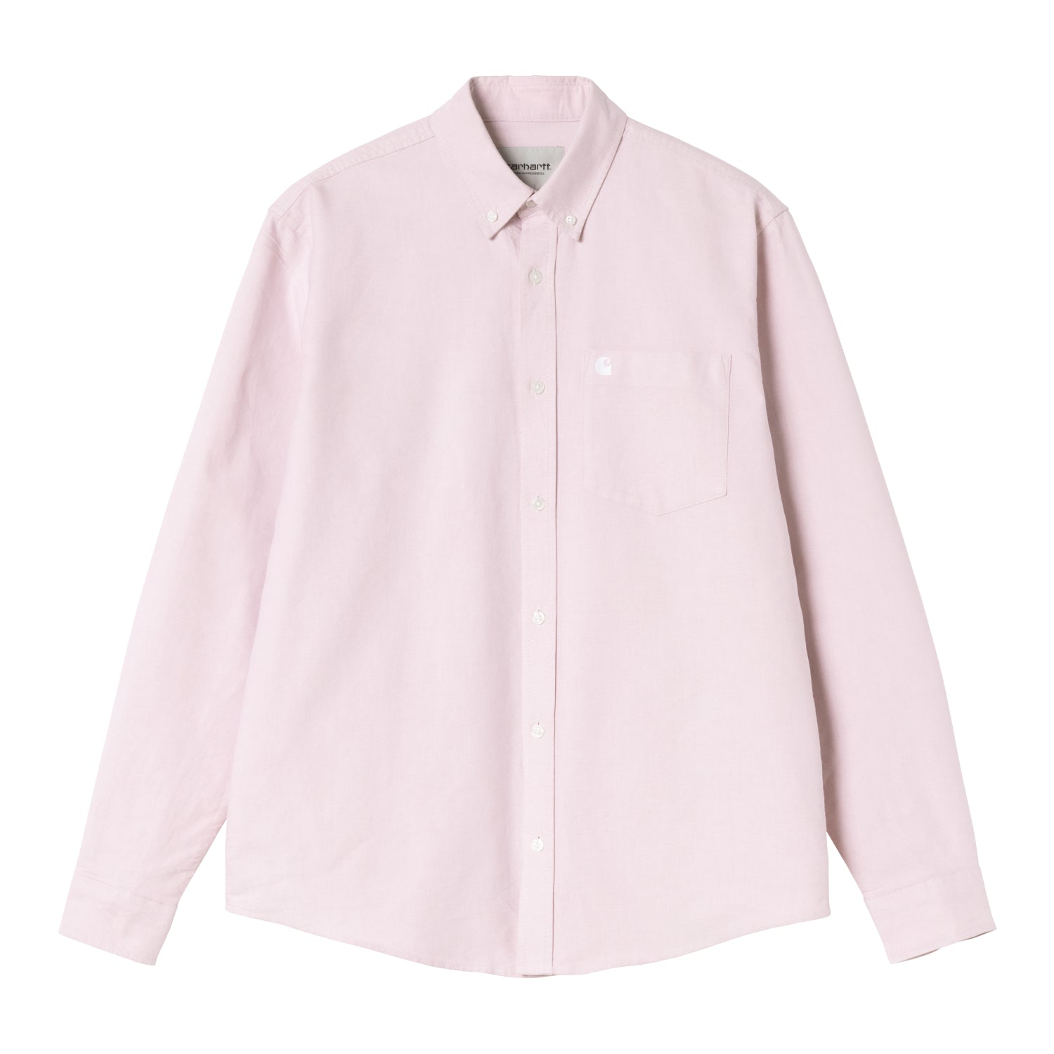 L/S C-Logo Shirt - Hortensia / White