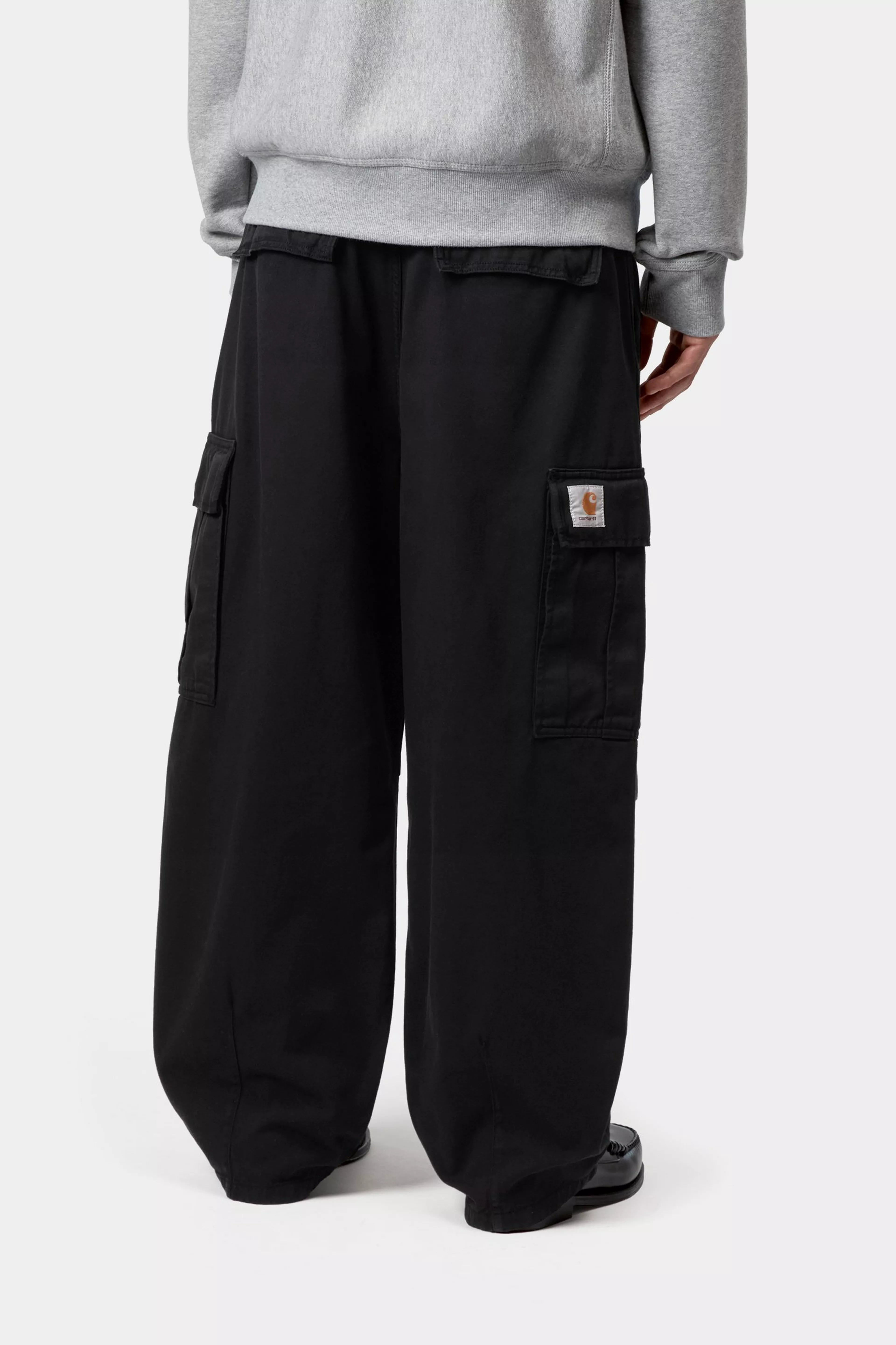 COLE CARGO PANT - Black (garment dyed)