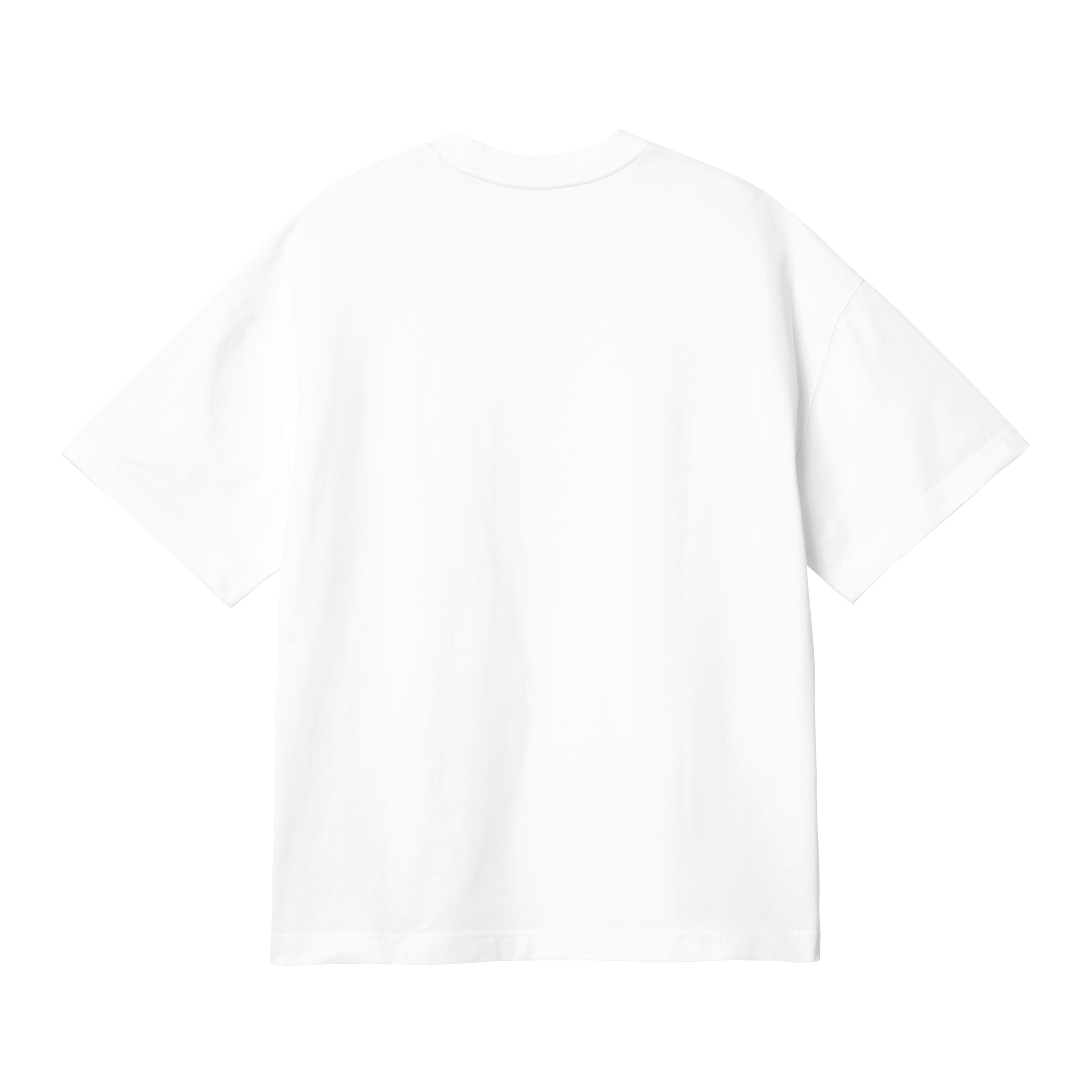 S/S Link Script T-Shirt - White / Black
