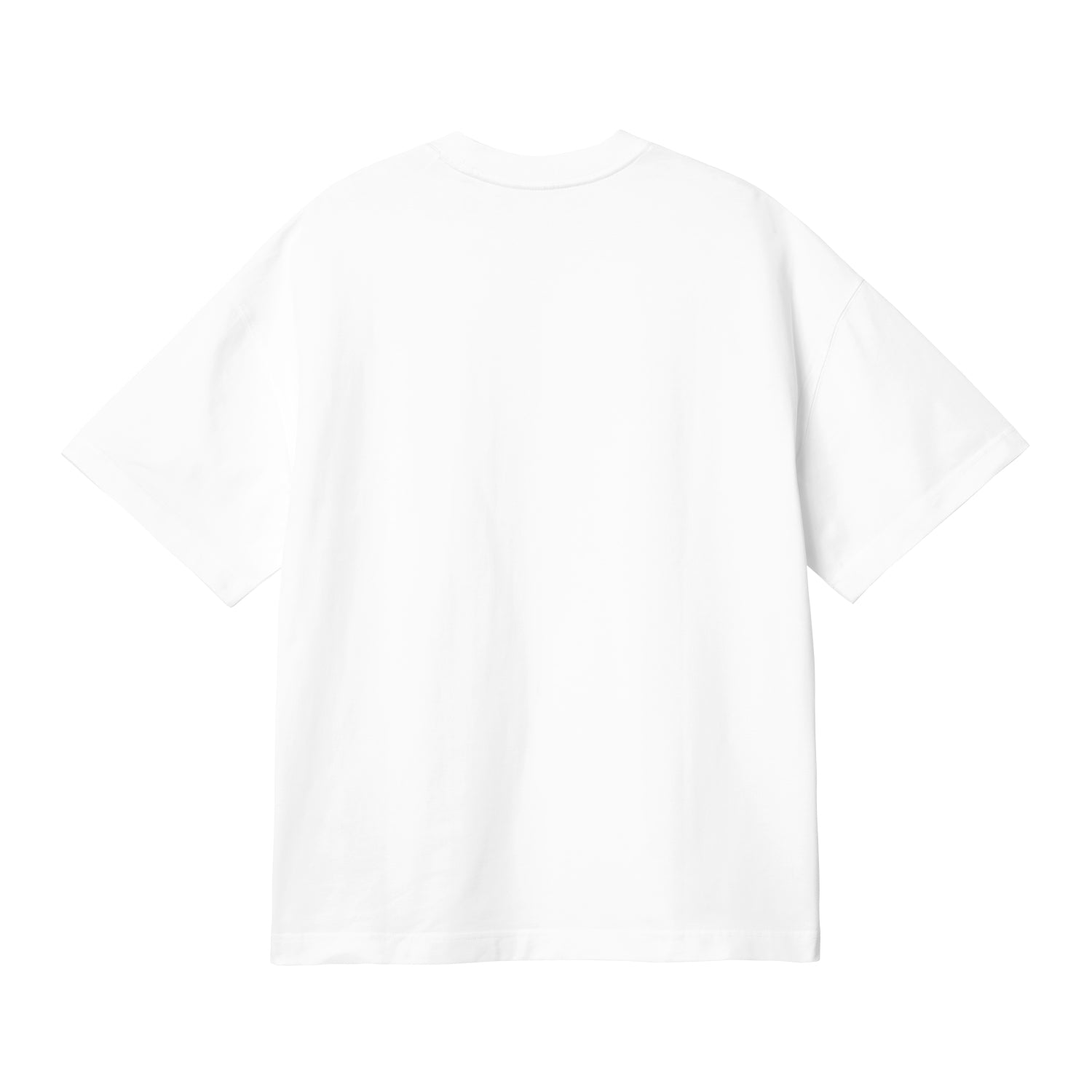 S/S Link Script T-Shirt - White / Black