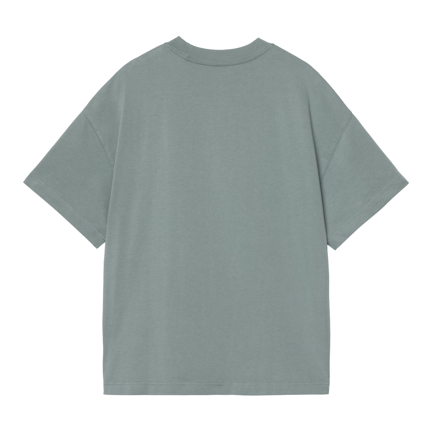 S/S Link Script T-Shirt - Velvet Green / White