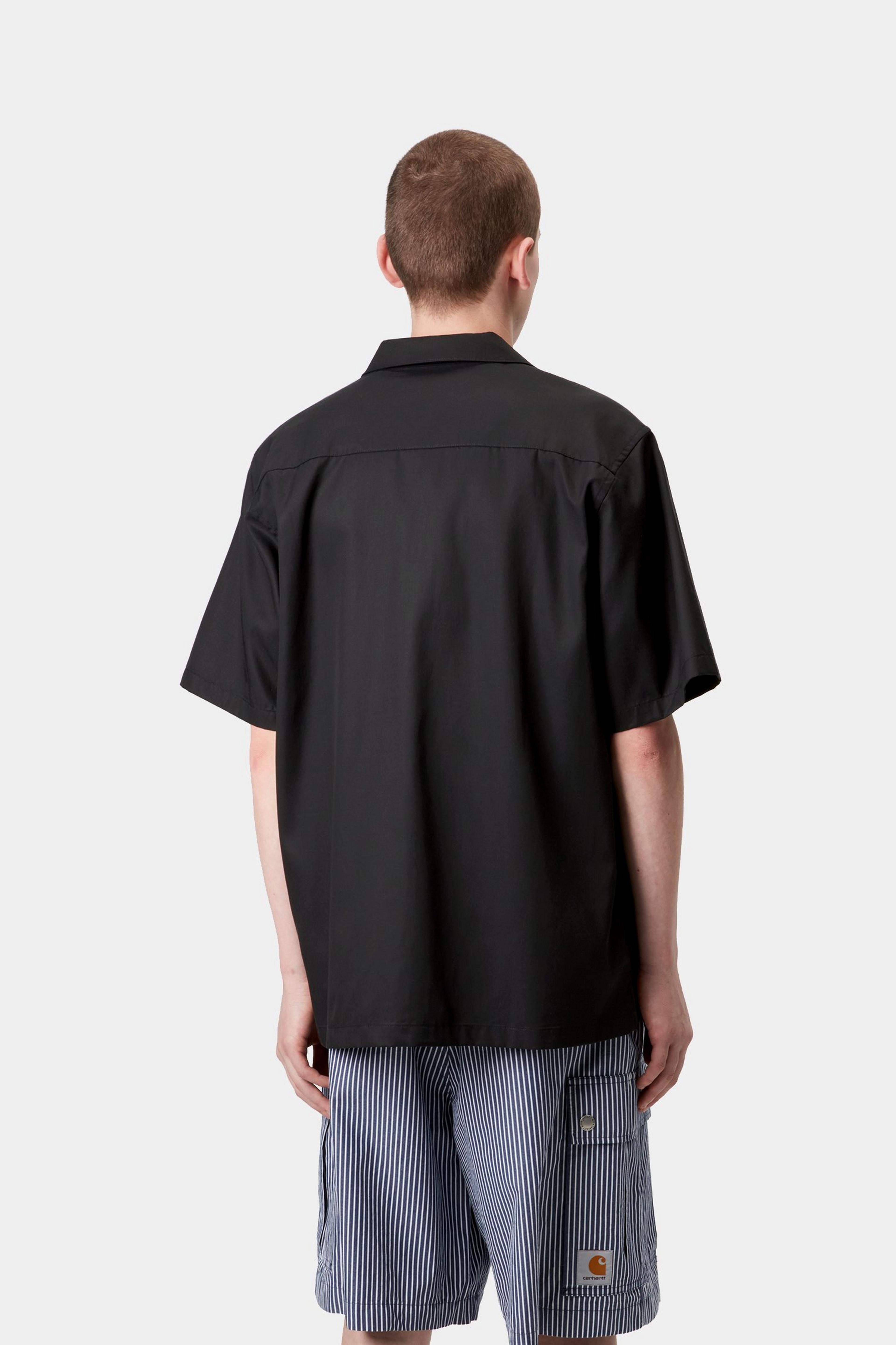S/S Delray Shirt - Black / White