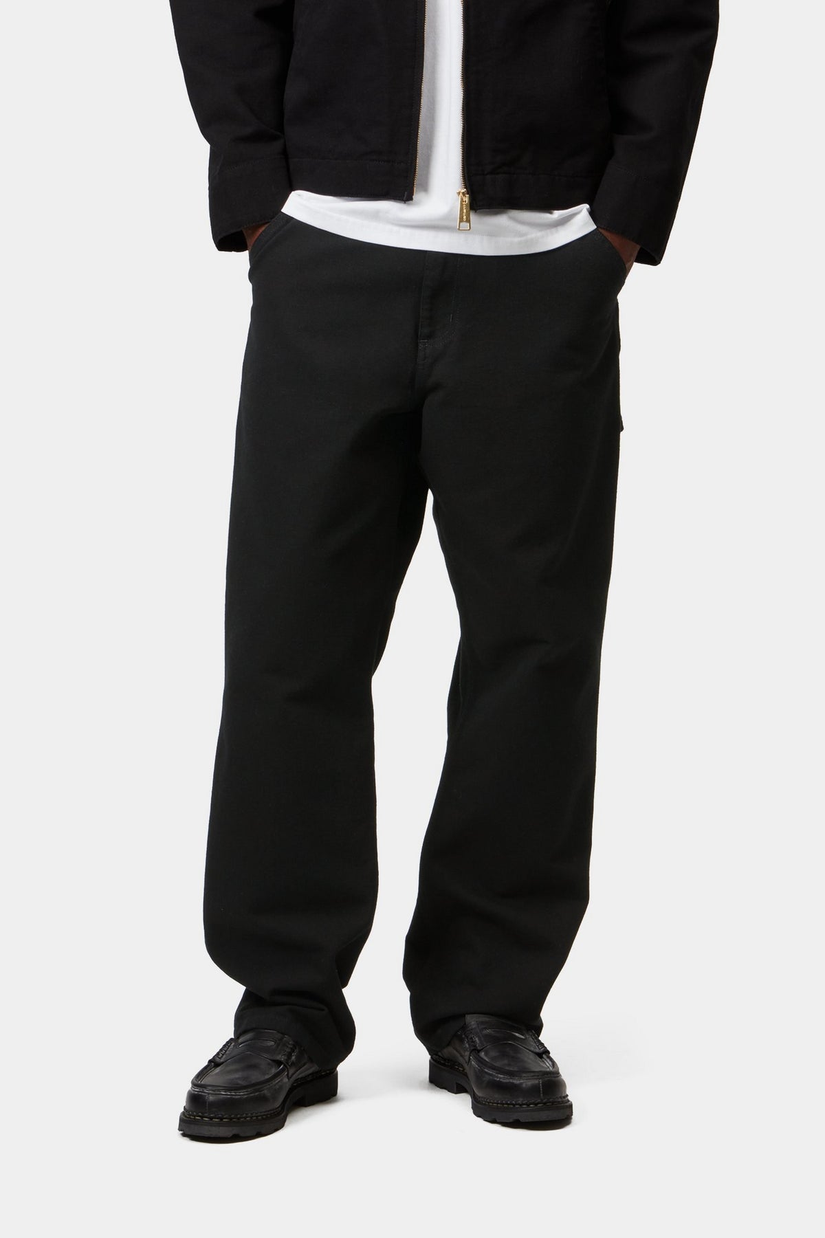 Single Knee Pant - Black, rinsed