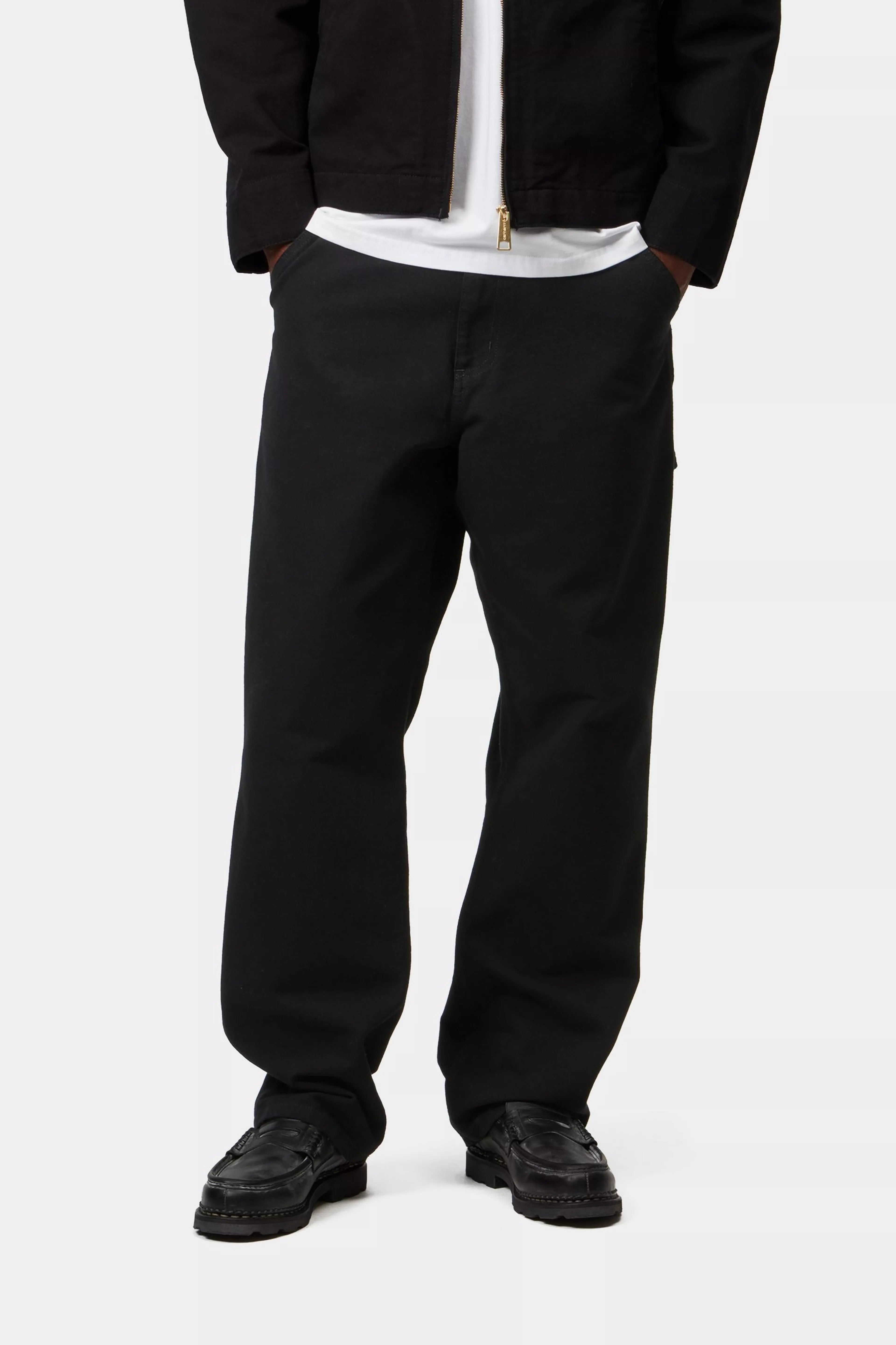 Single Knee Pant - Black (rinsed)