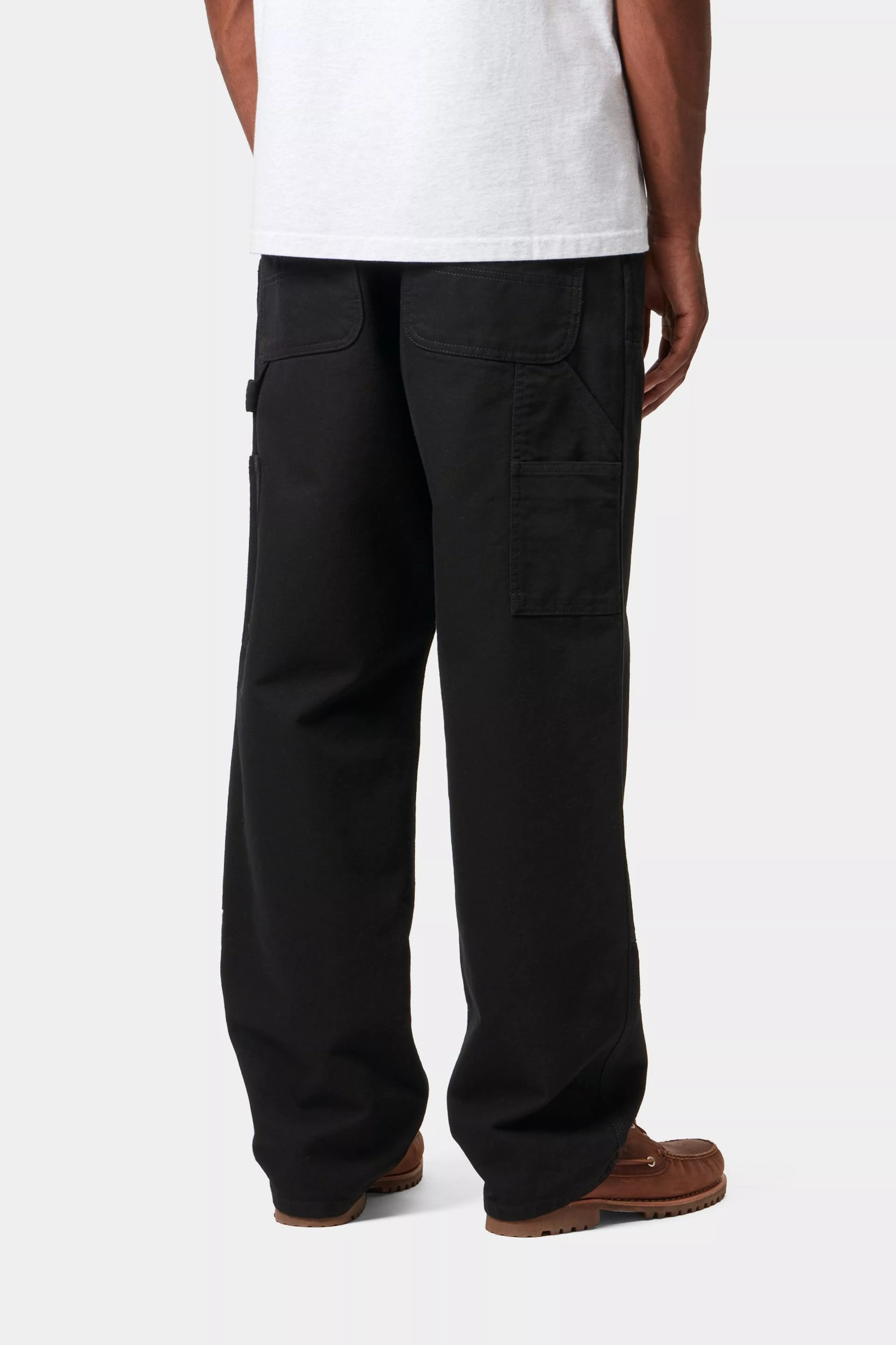 Double Knee Pant - Black (rinsed)