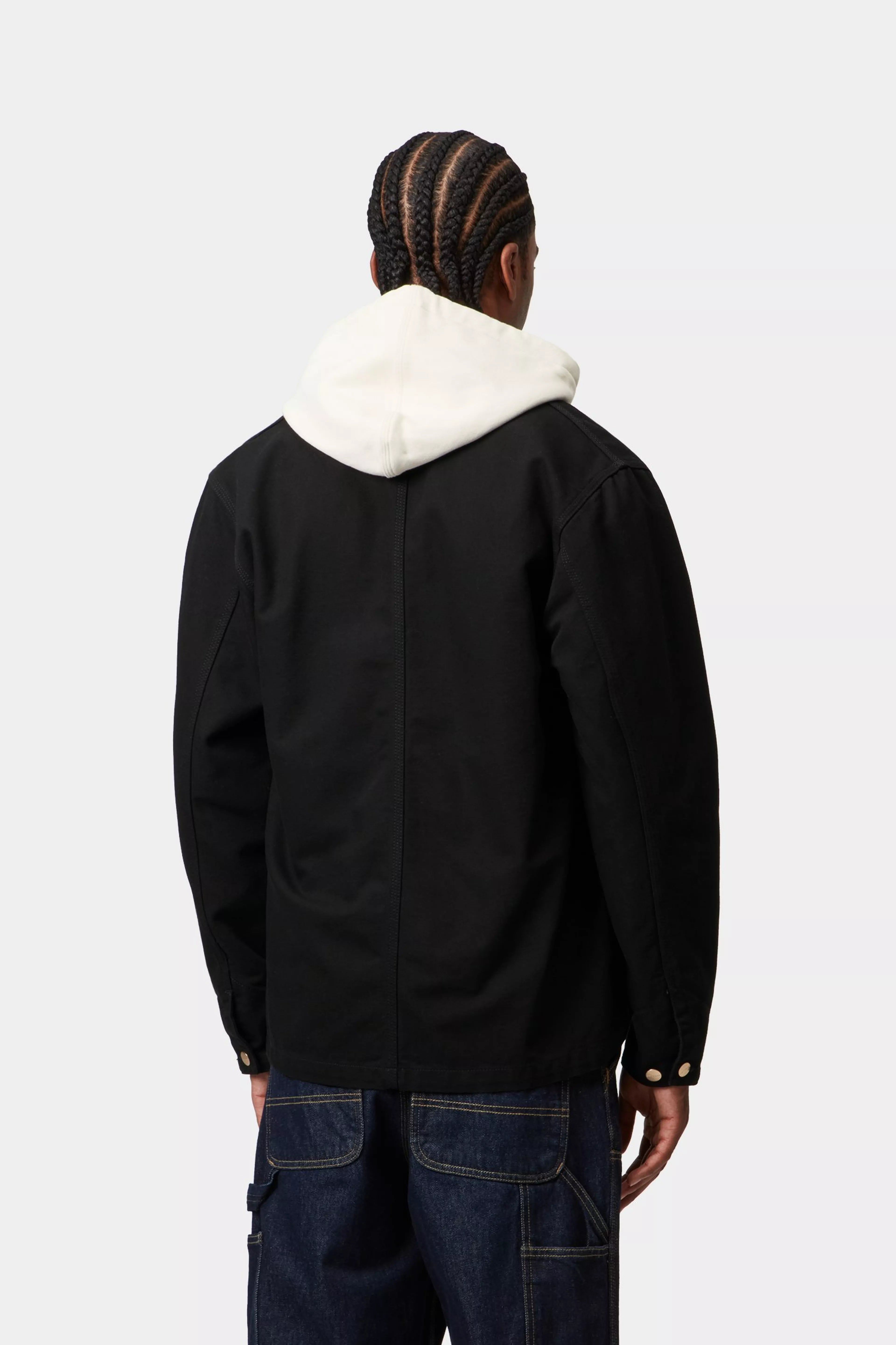 Michigan Coat - Black / Black (rinsed)