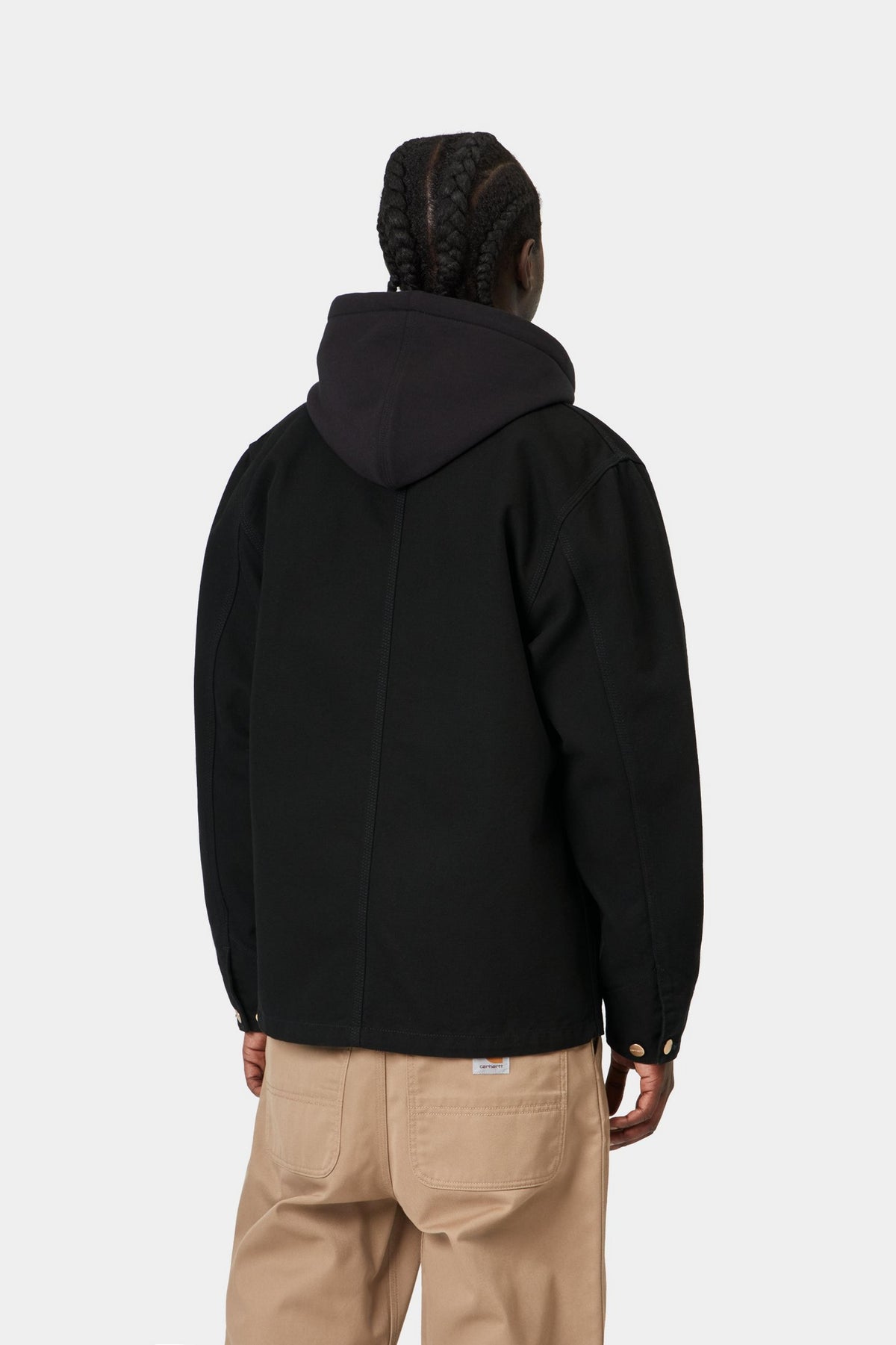 Michigan Coat - Black / Black rinsed