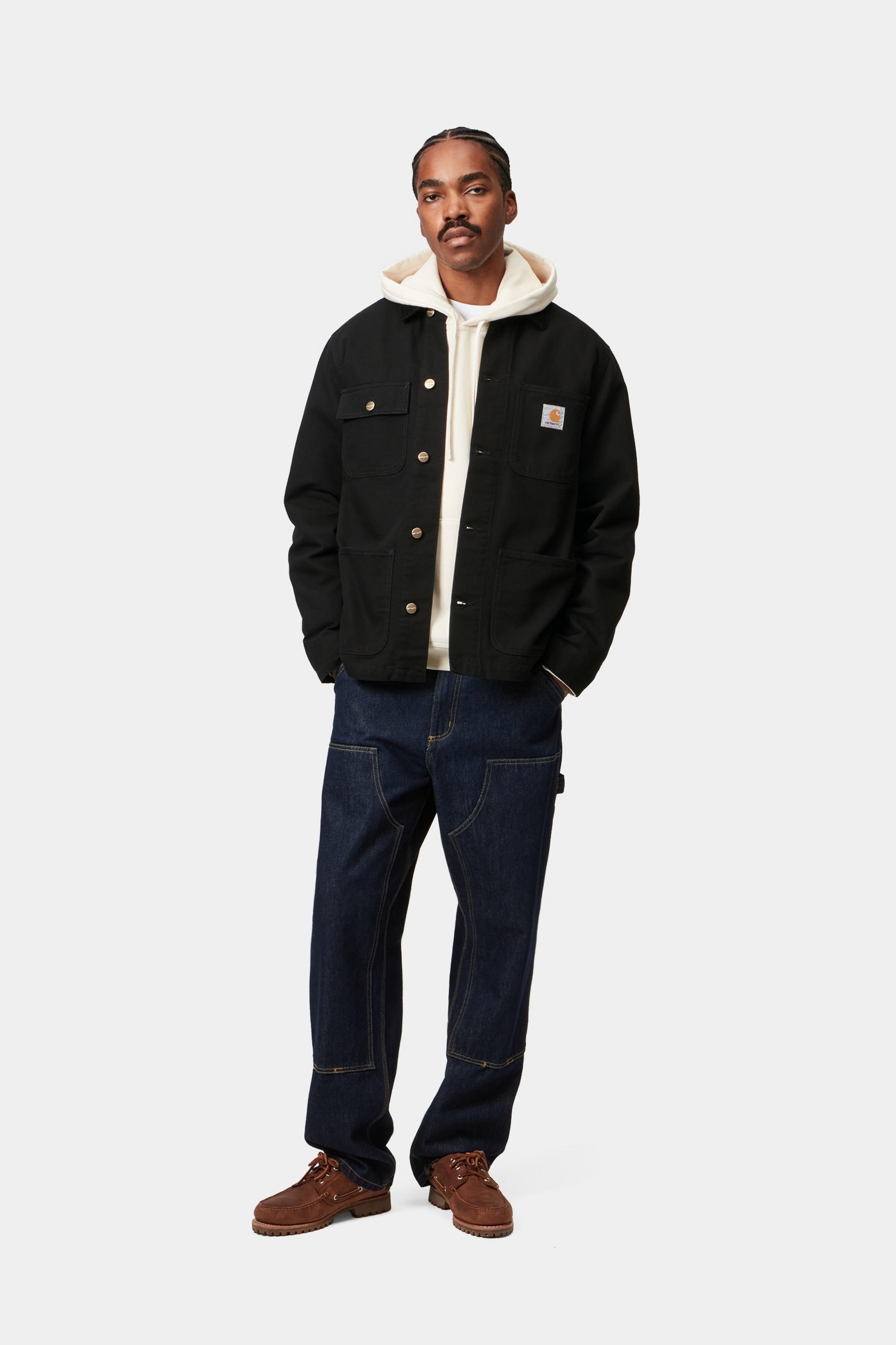 Michigan Coat - Black / Black (rinsed)