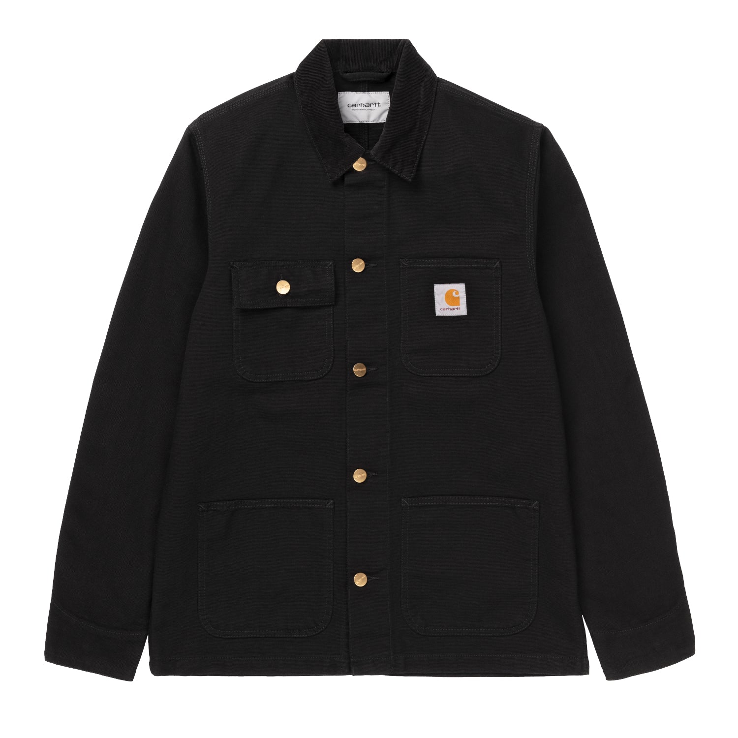 Michigan Coat - Black / Black (rinsed)