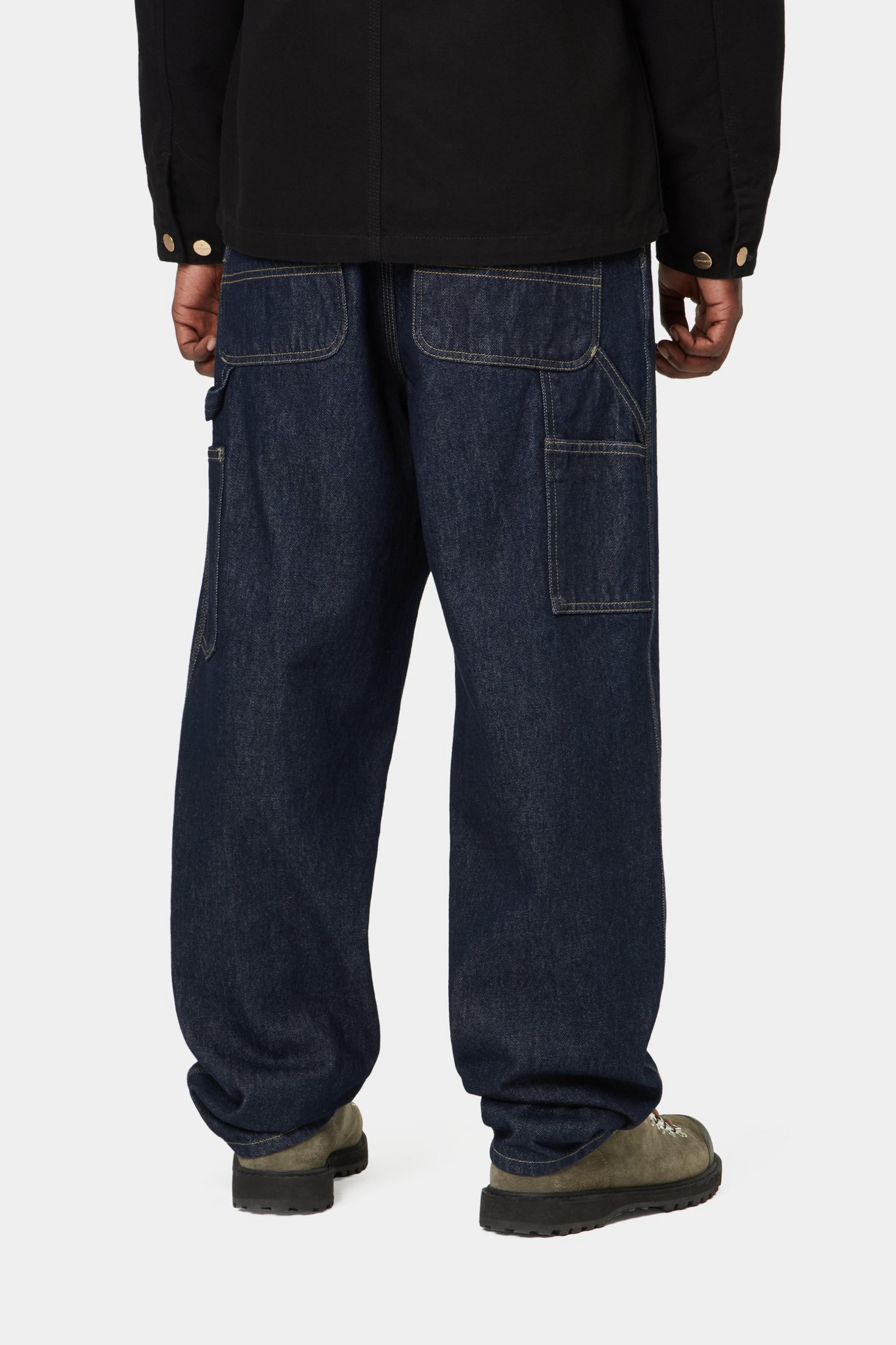 Single Knee Pant - Blue, Rinsed