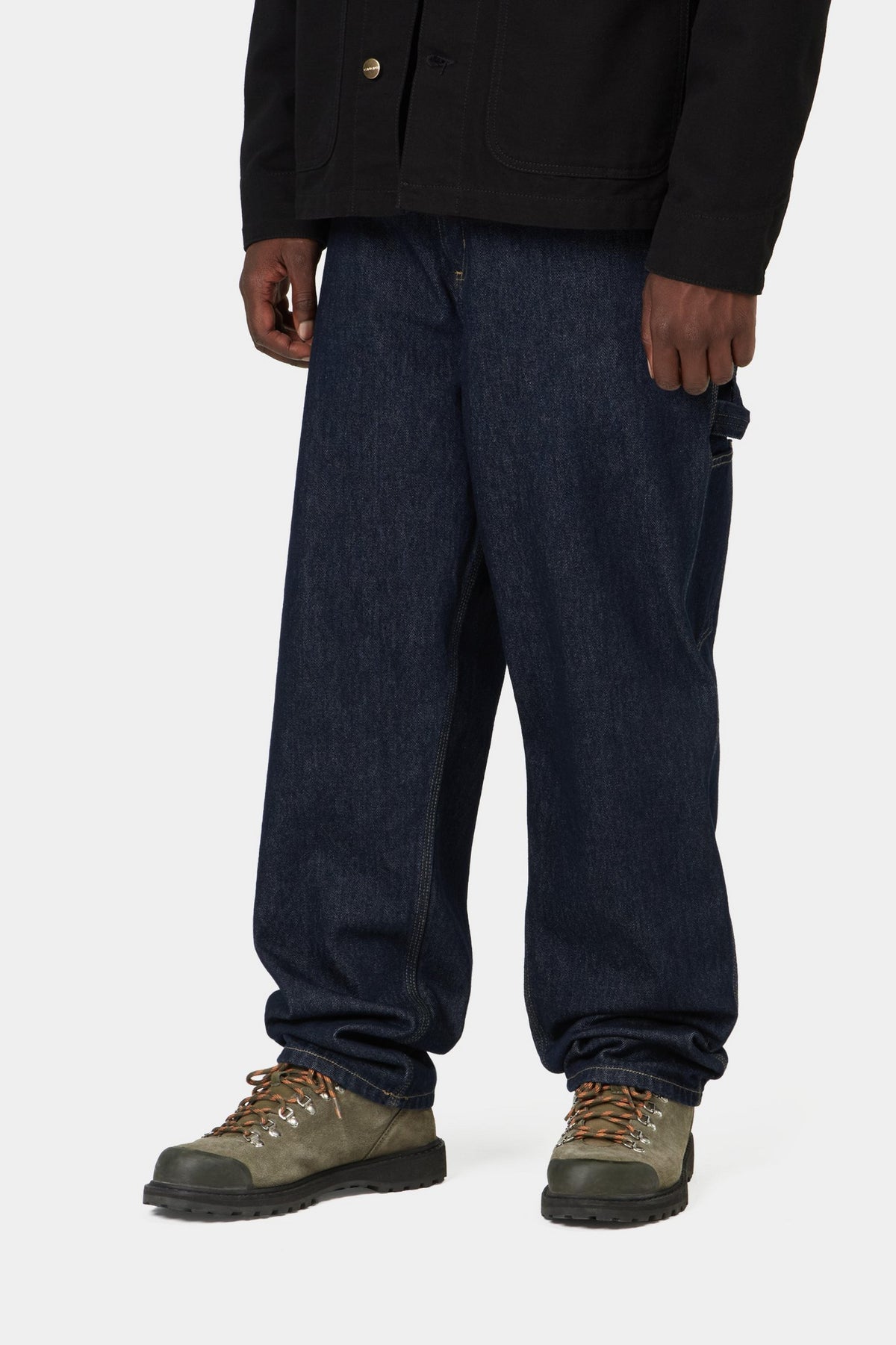 Single Knee Pant - Blue, Rinsed