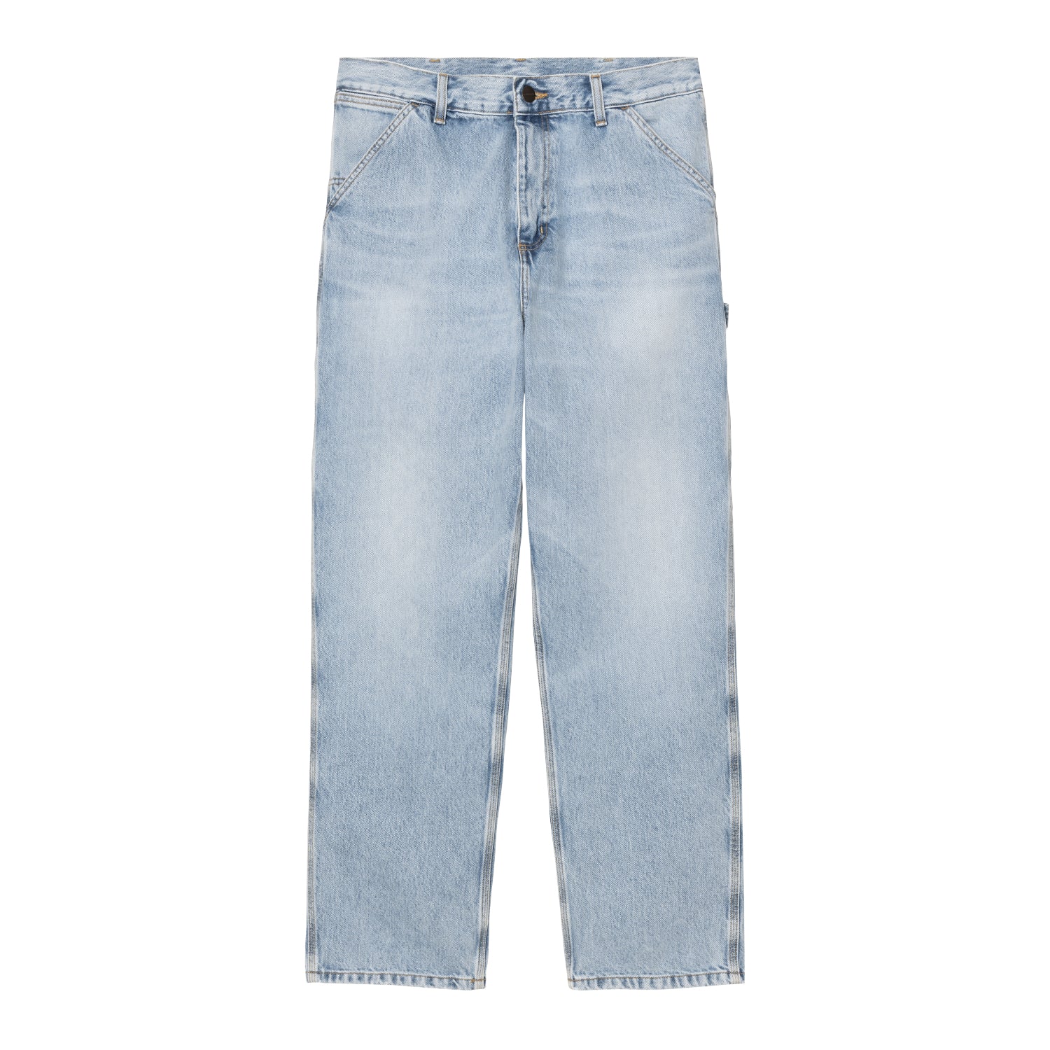 Single Knee Pant - Blue (heavy worn bleached)