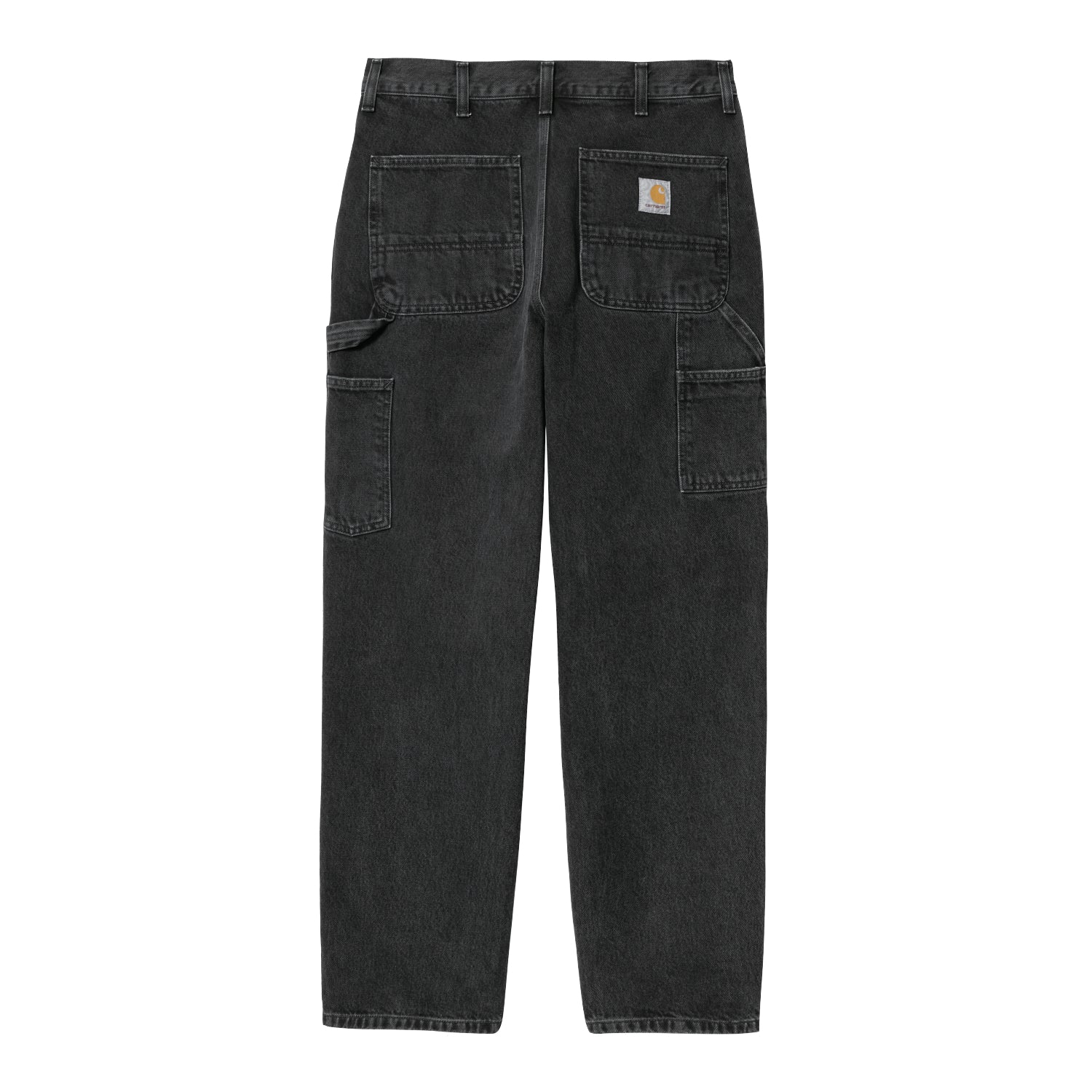 Single Knee Pant - Black, stone washed