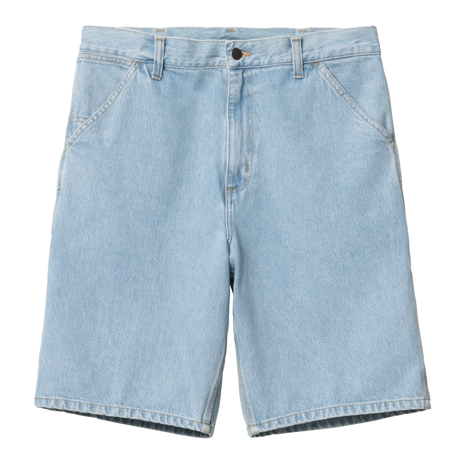 Single Knee Short - Blue (heavy stone bleached)