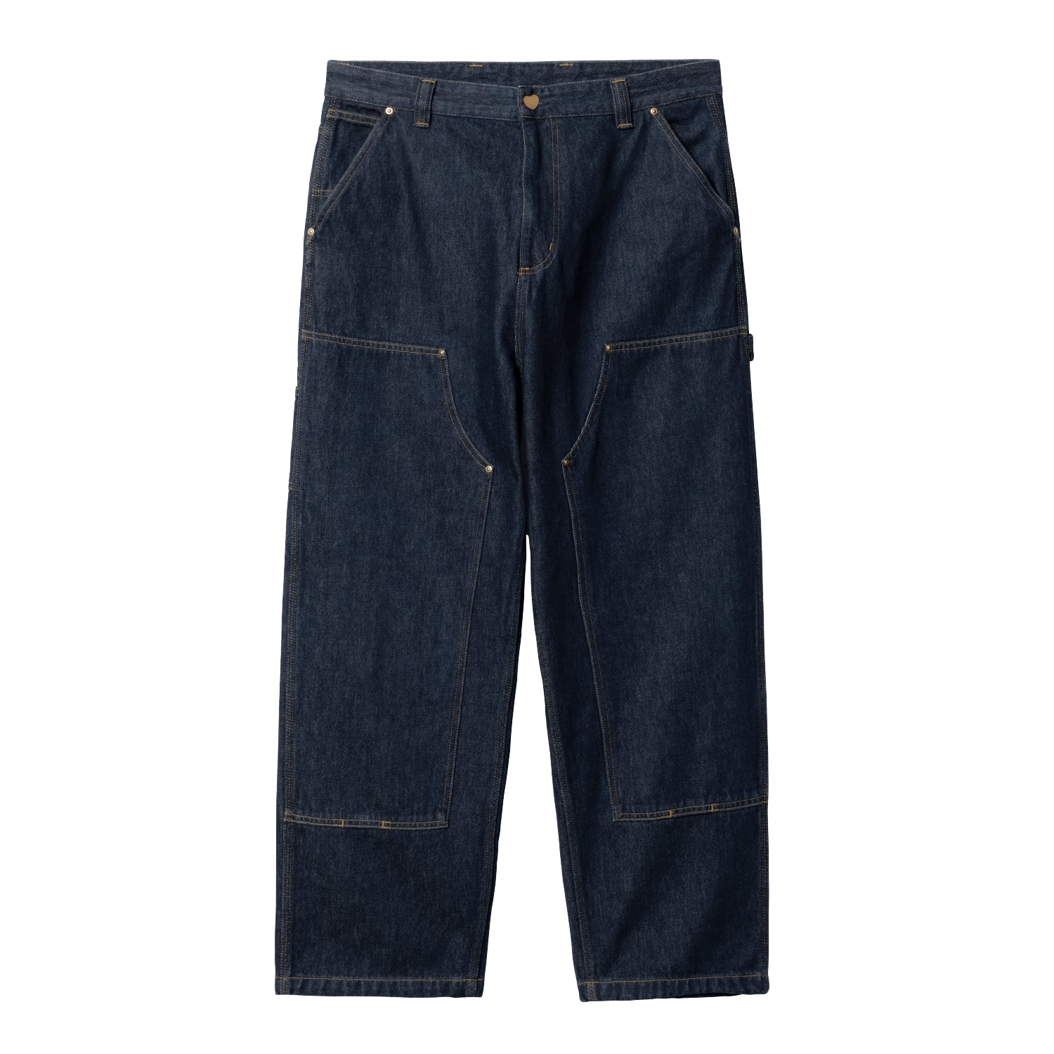 NASH DOUBLE KNEE PANT - Blue (rinsed)