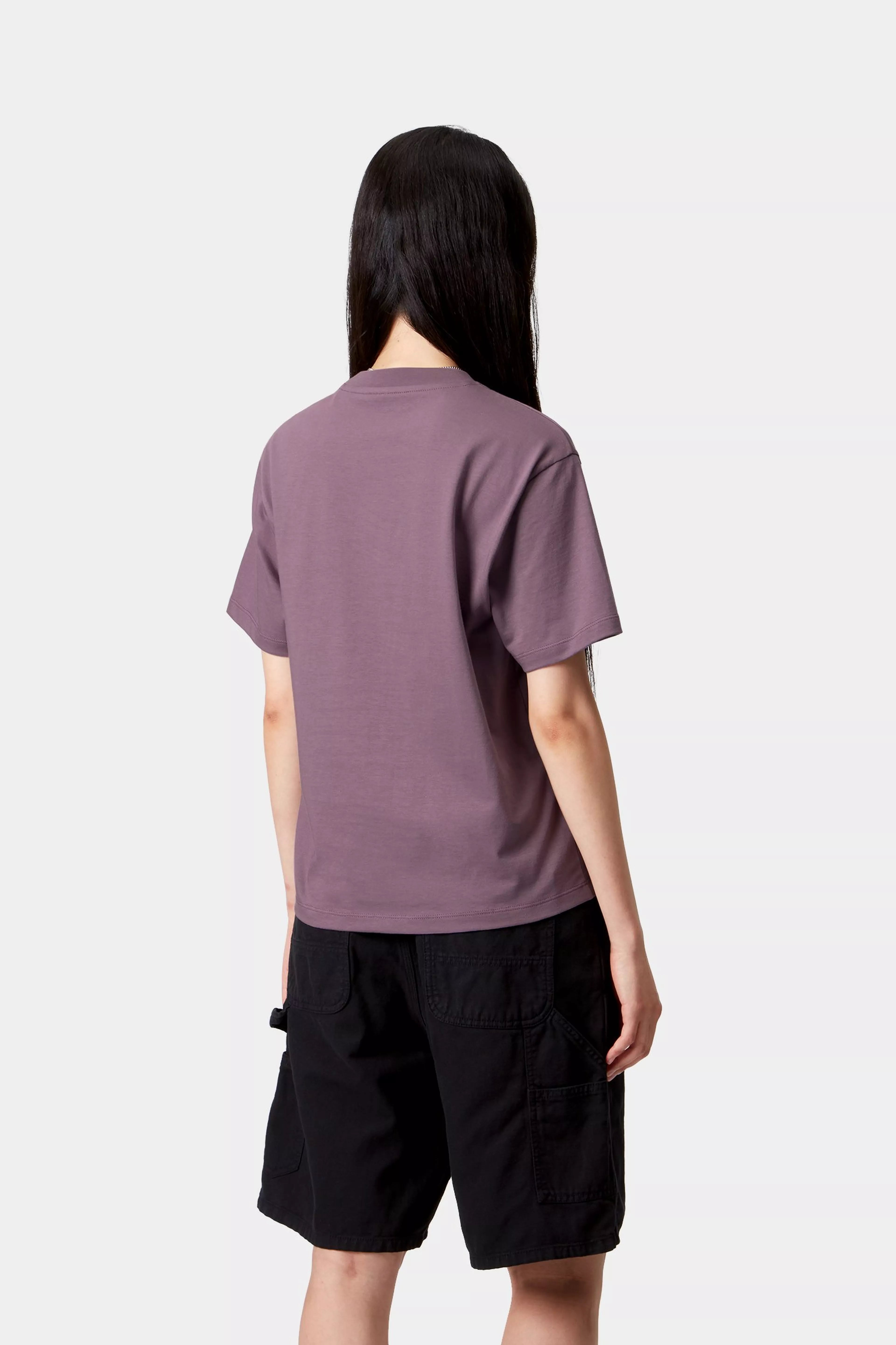 W' S/S POCKET T-SHIRT - Phlox
