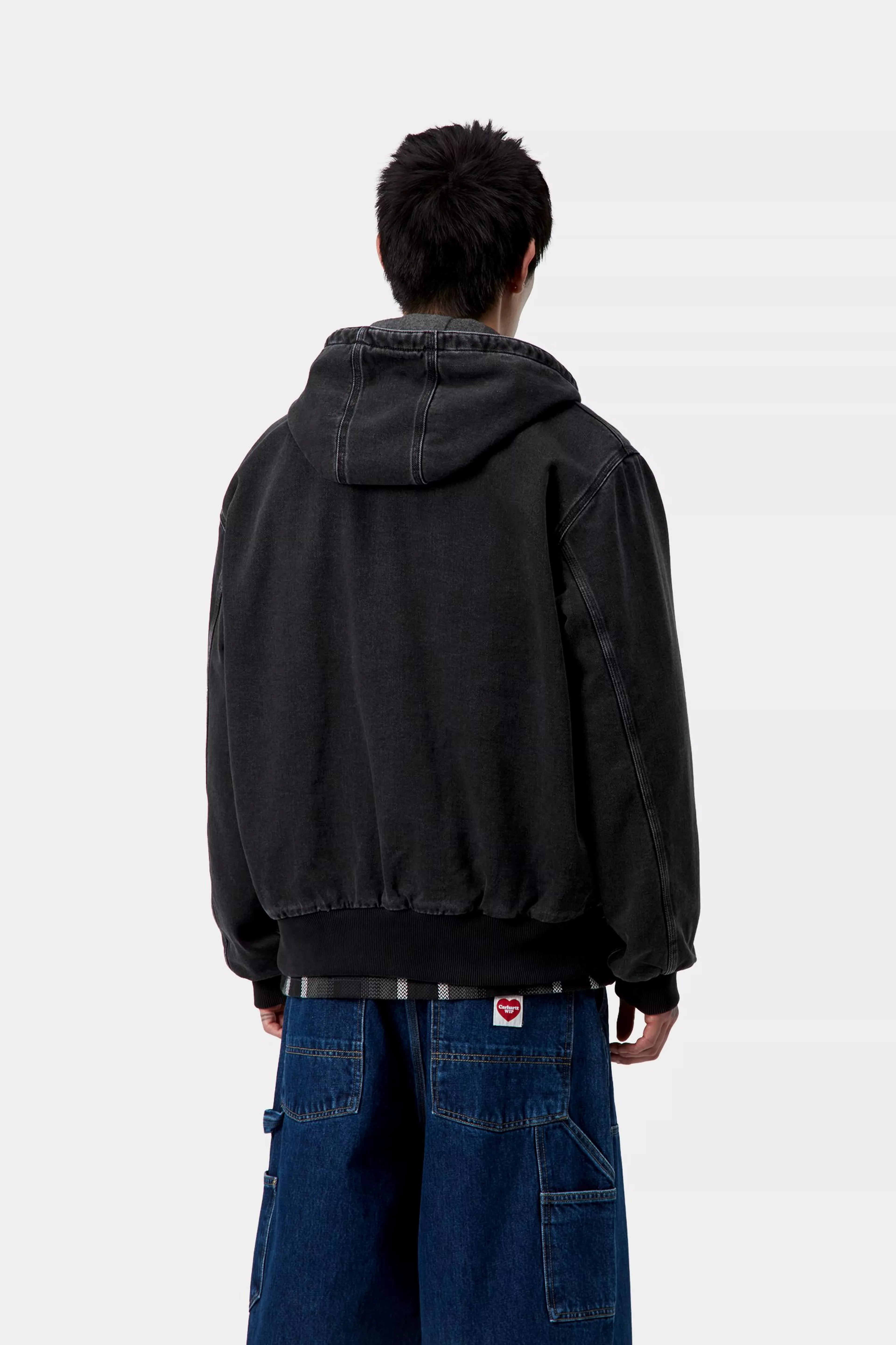 OG ACTIVE JACKET  - Black (stone washed)