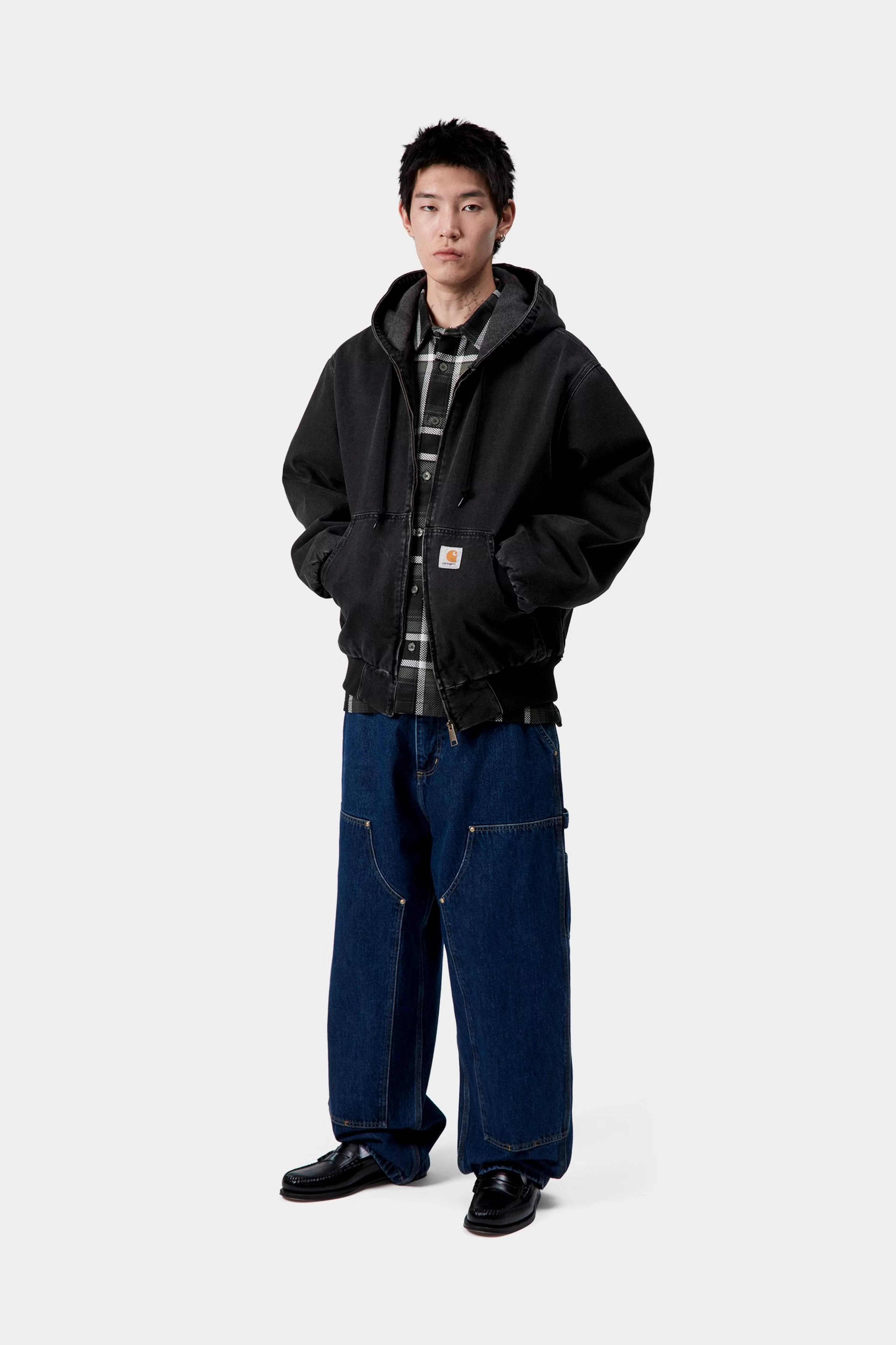 OG ACTIVE JACKET  - Black (stone washed)