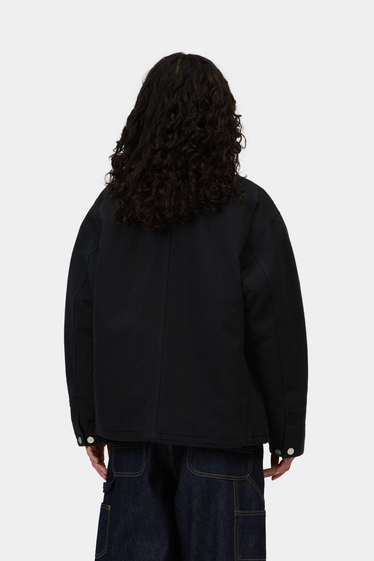 W' OG Michigan Coat - Black / Black rinsed