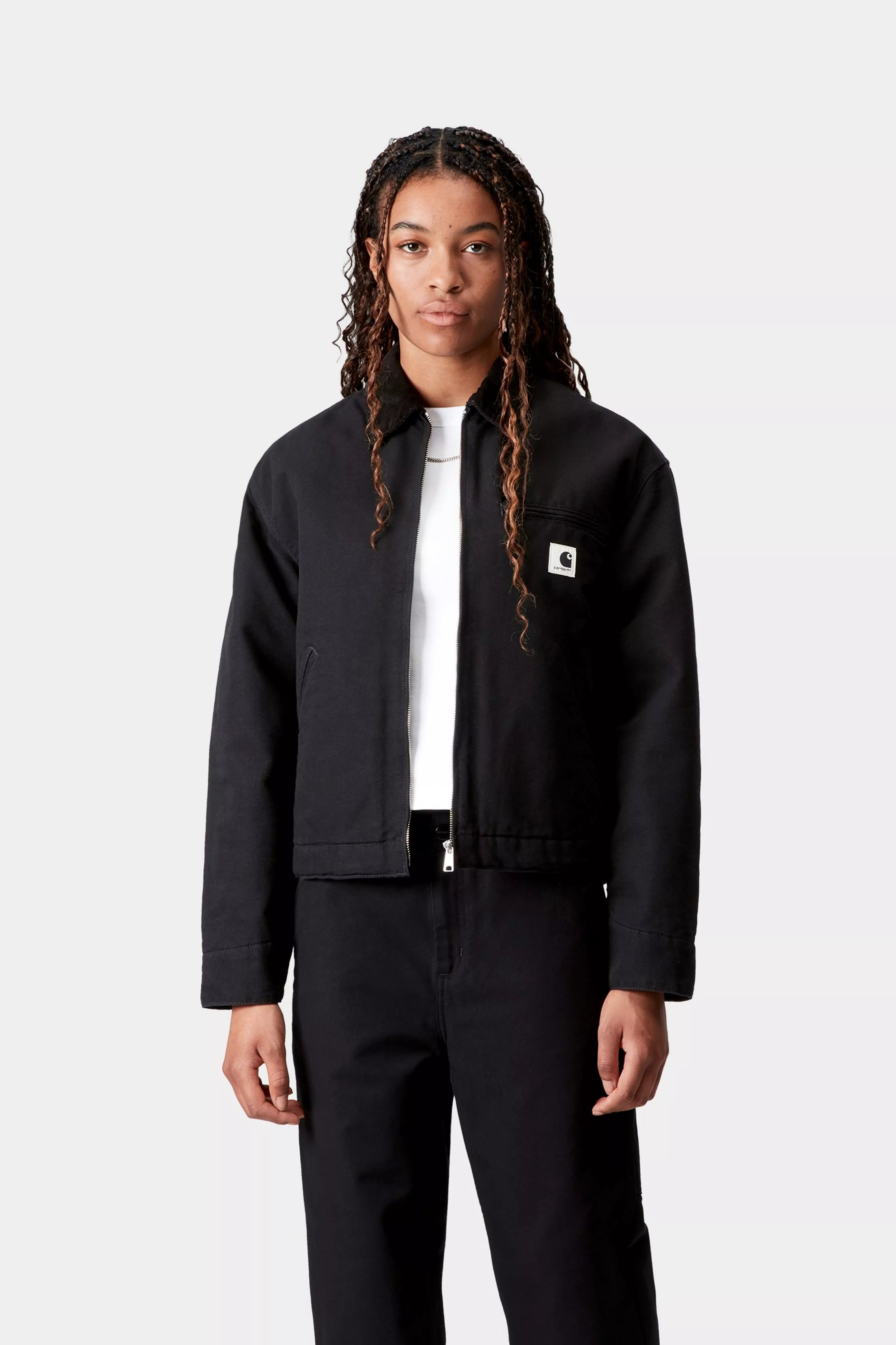 W' OG DETROIT JACKET  - Black / Black (rinsed)
