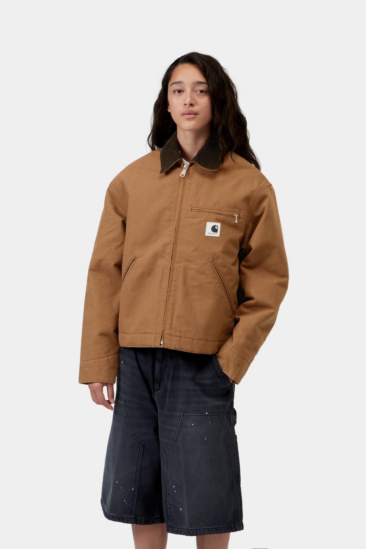 W' OG Detroit Jacket - WIP H Brown / Tobacco rinsed