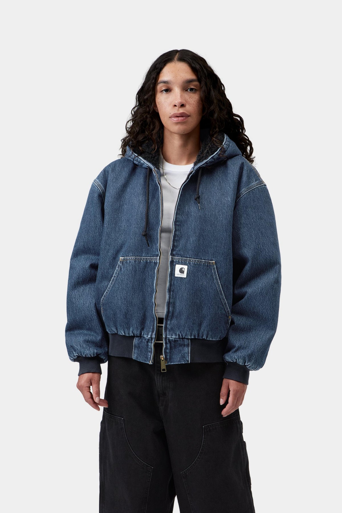 W' OG Active Jacket - Blue stone washed