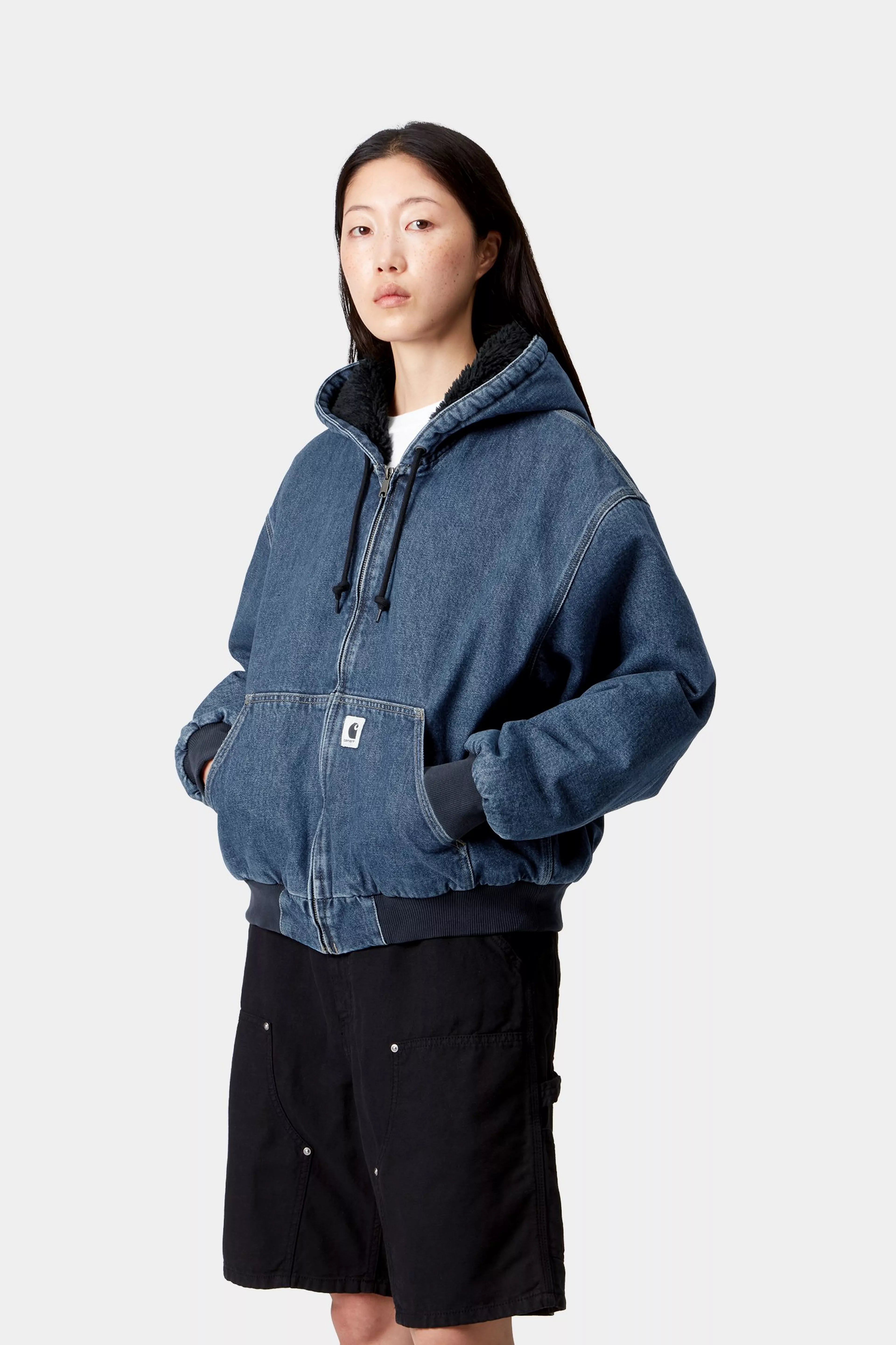 W' OG ACTIVE JACKET  - Blue (stone washed)